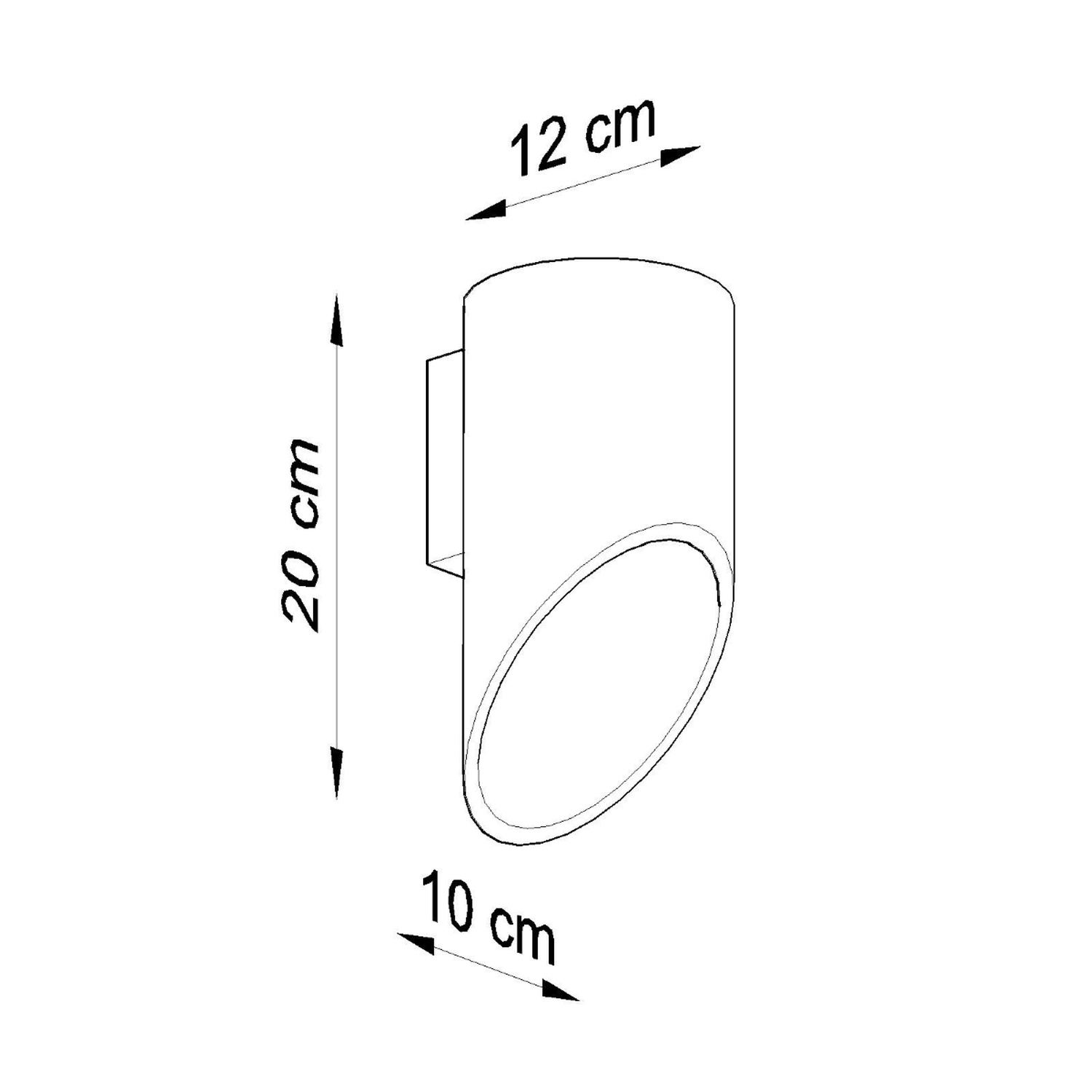 Wall Lamp Penne 20 White - Thumbnail 4