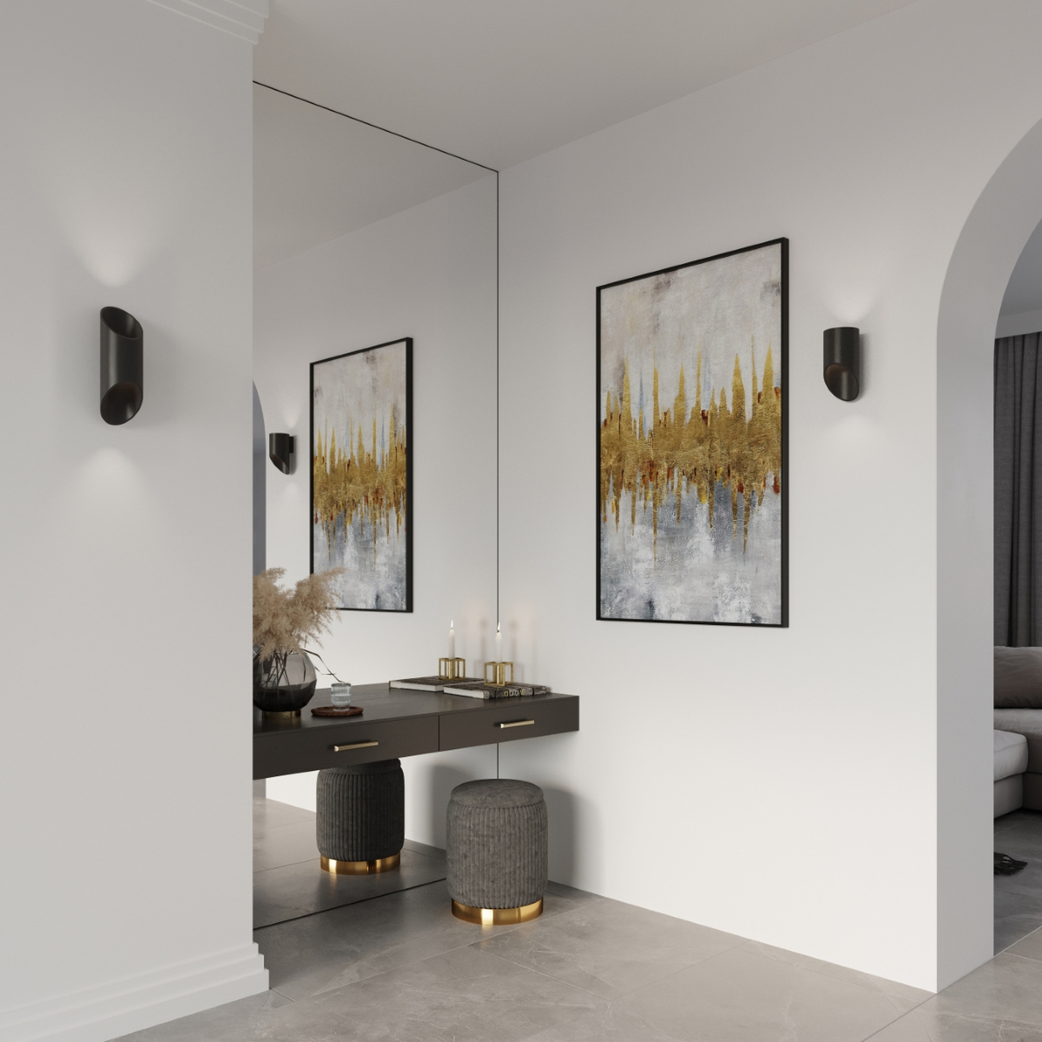Wall Lamp Penne 20 Black - Thumbnail 7