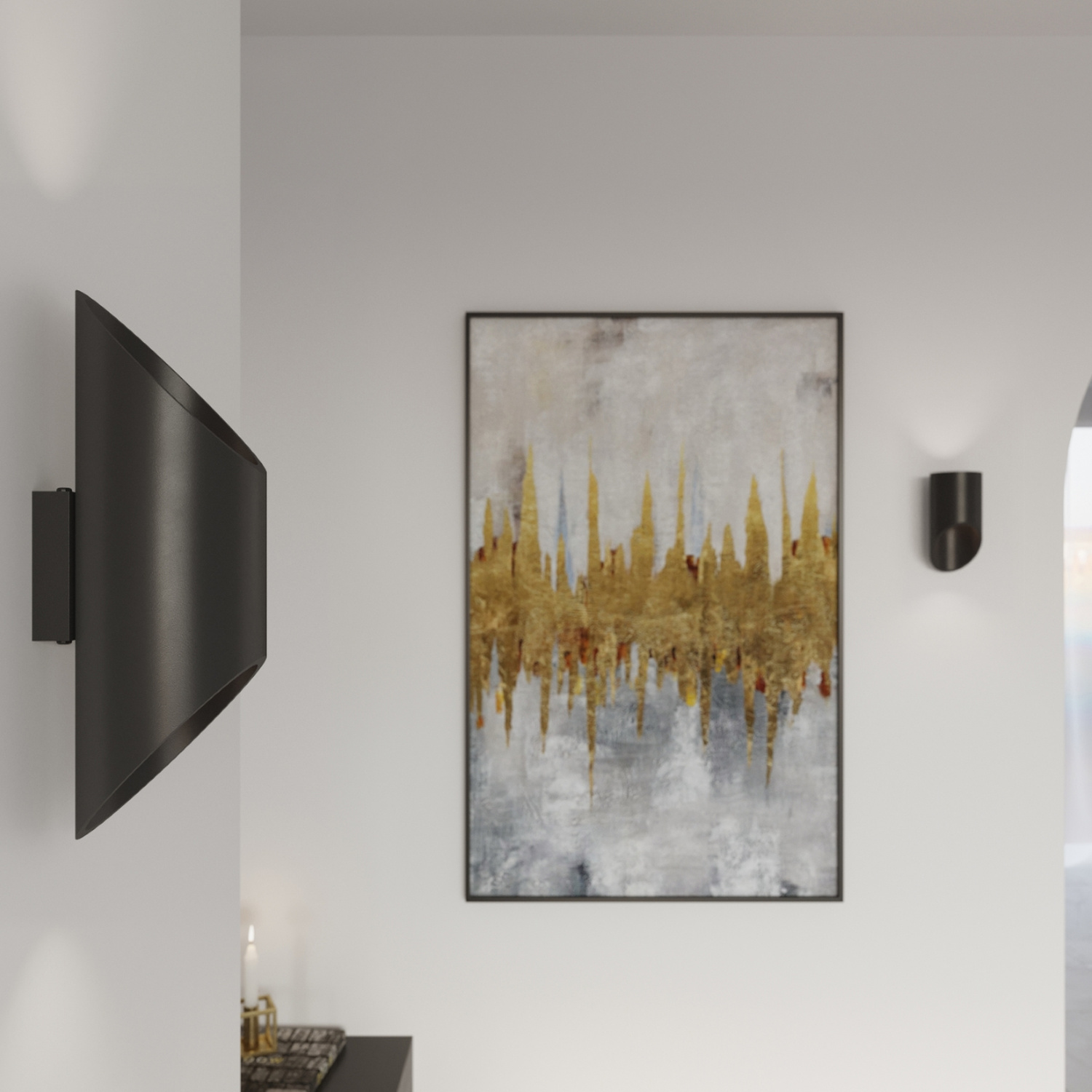 Wall Lamp Penne 20 Black - Thumbnail 8