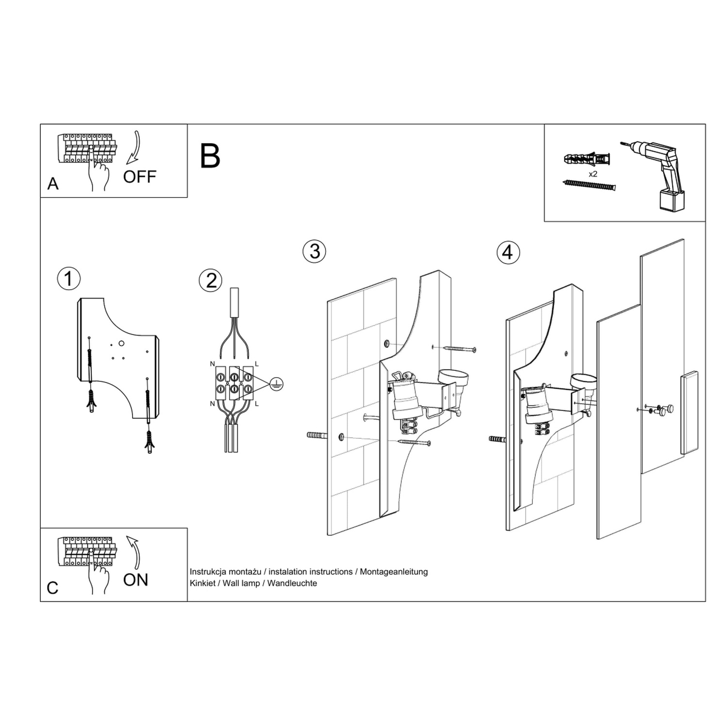 Wall Lamp Fabiano - Thumbnail 5