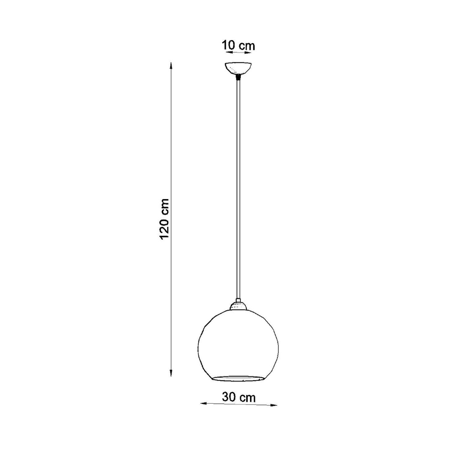 Pendant Lamp Ball Yellow - Thumbnail 4