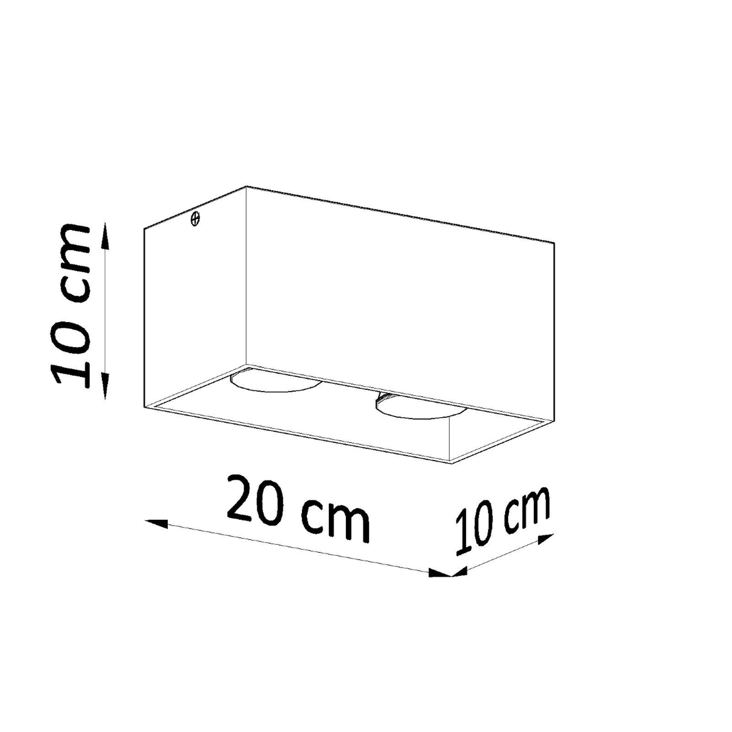 Ceiling Lamp Quad White - Thumbnail 5