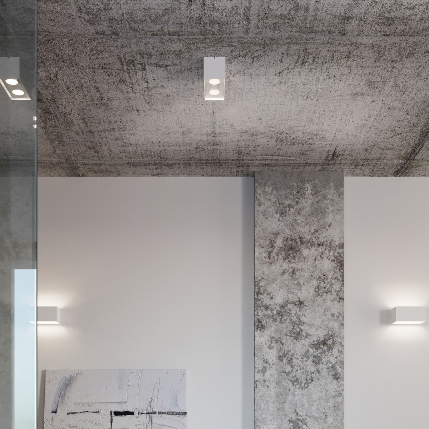 Wall Lamp Quad Maxi White - Thumbnail 9