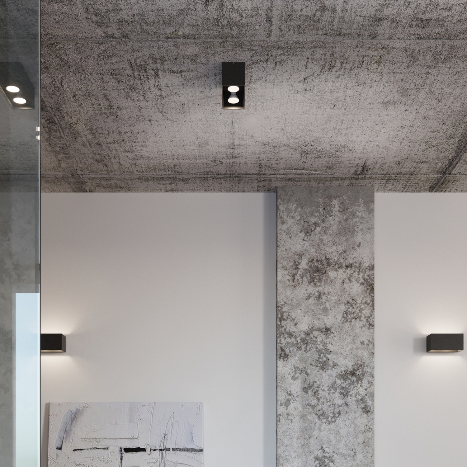Wall Lamp Quad Maxi Grey - Thumbnail 9