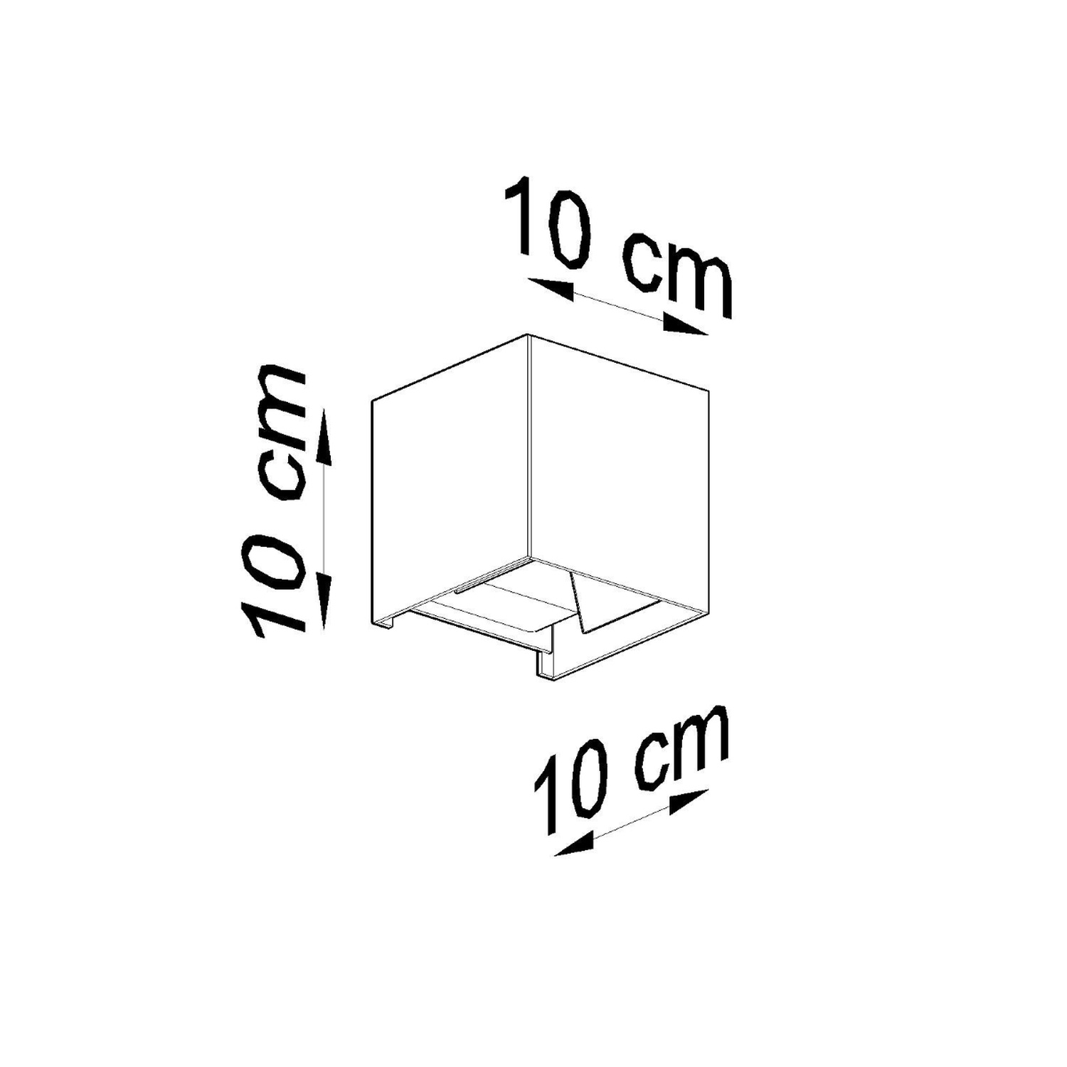 Wall Lamp Luca Black Led Ip54 - Thumbnail 8
