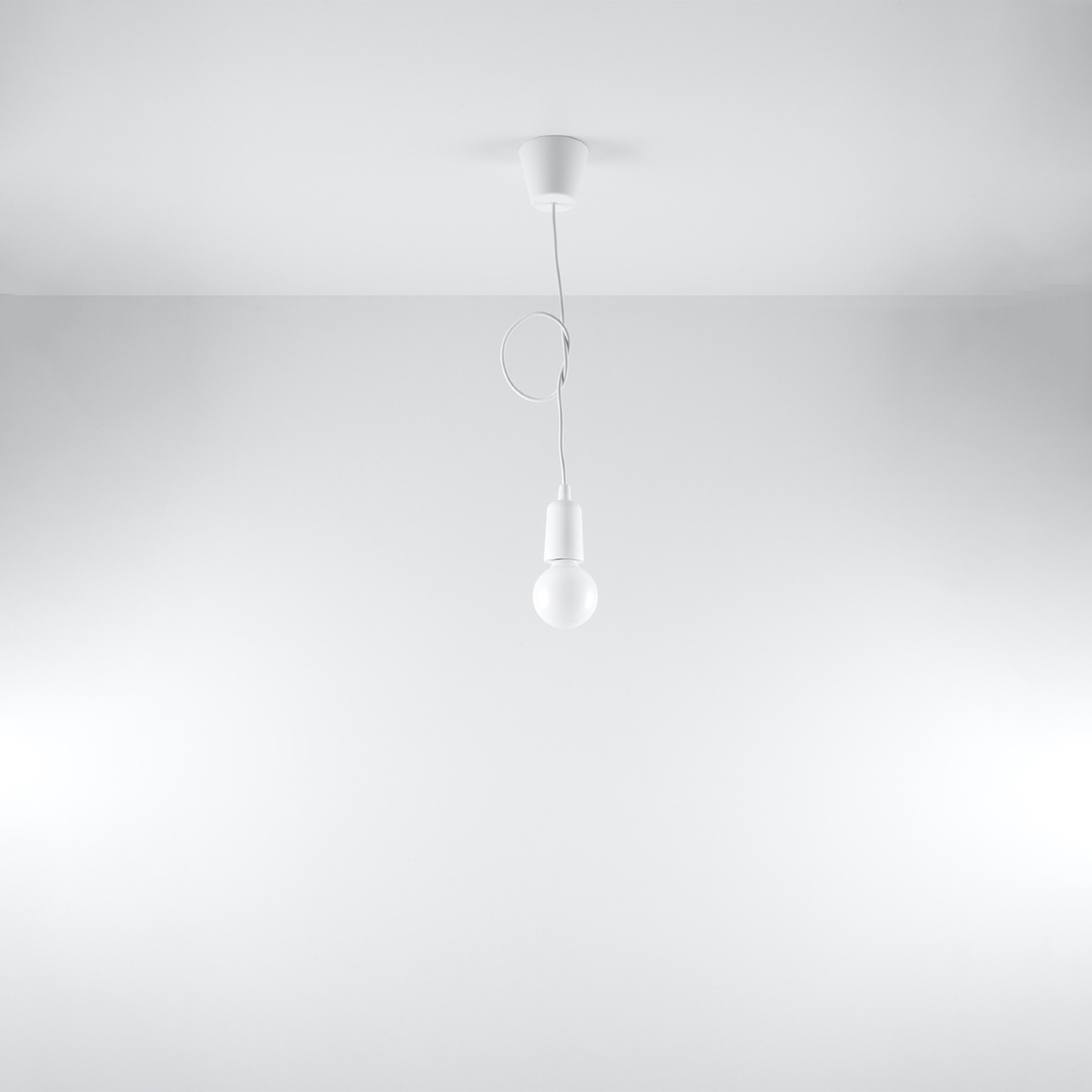 Pendant Lamp Diego 1 White - Thumbnail 5