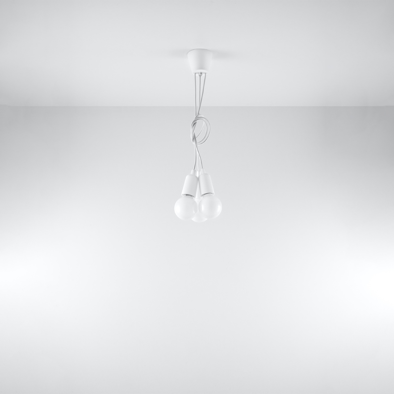 Pendant Lamp Diego 3 White - Thumbnail 5