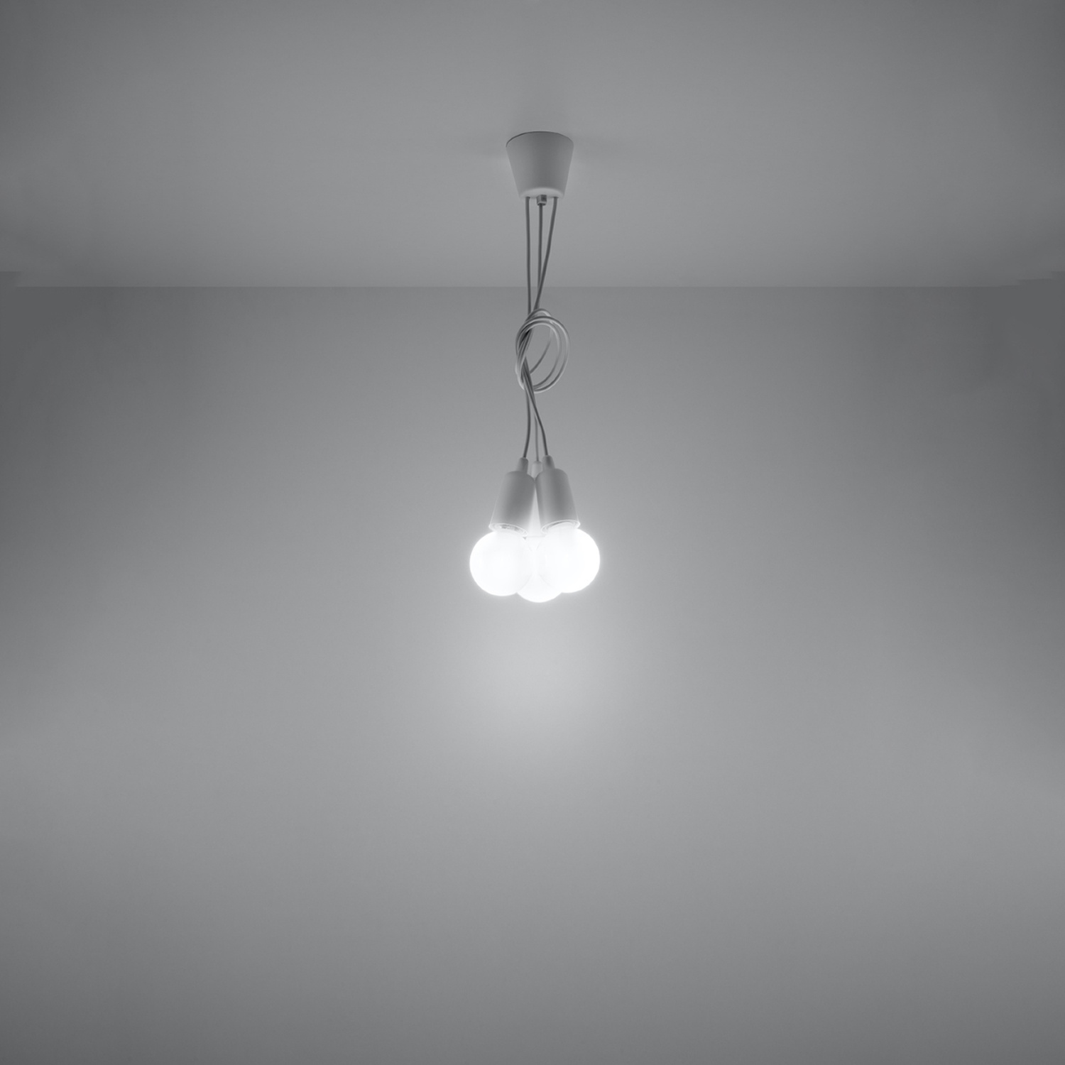 Pendant Lamp Diego 3 White - Thumbnail 6