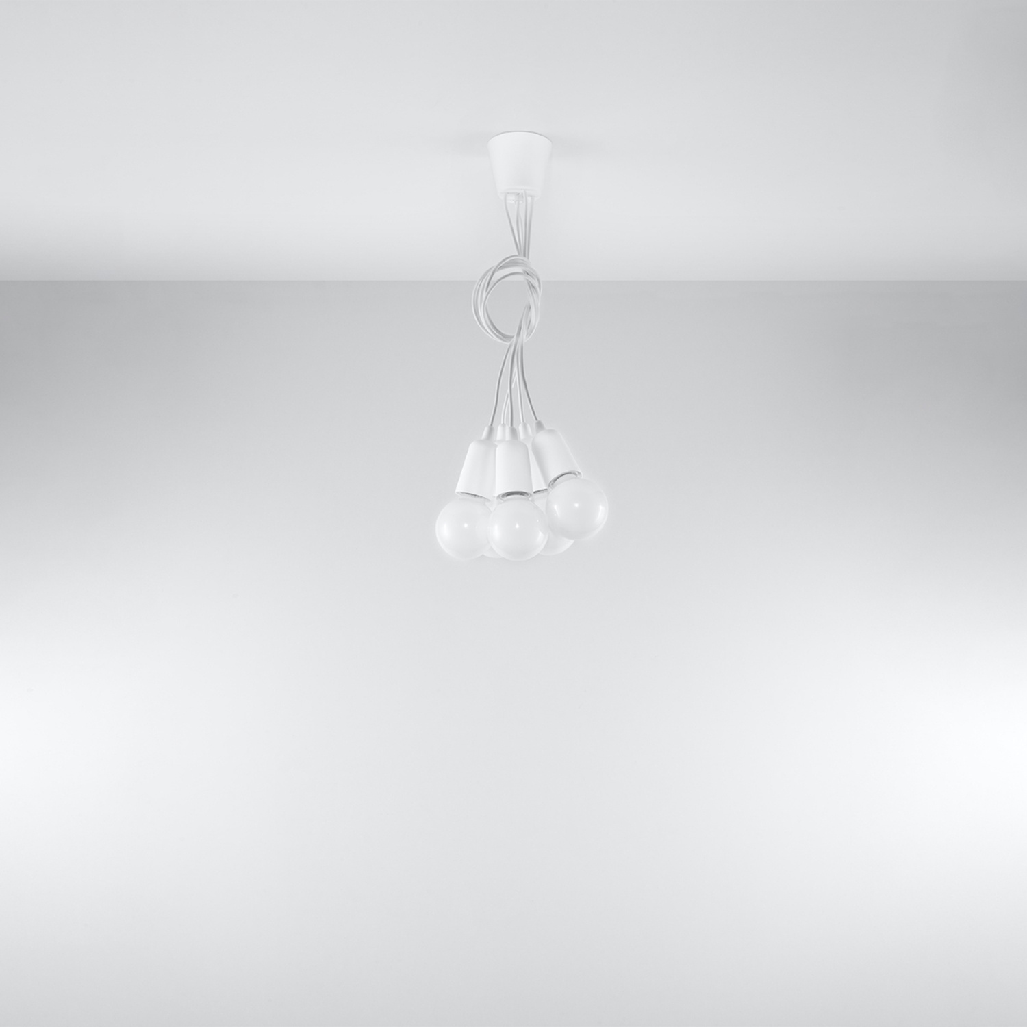 Pendant Lamp Diego 5 White - Thumbnail 5