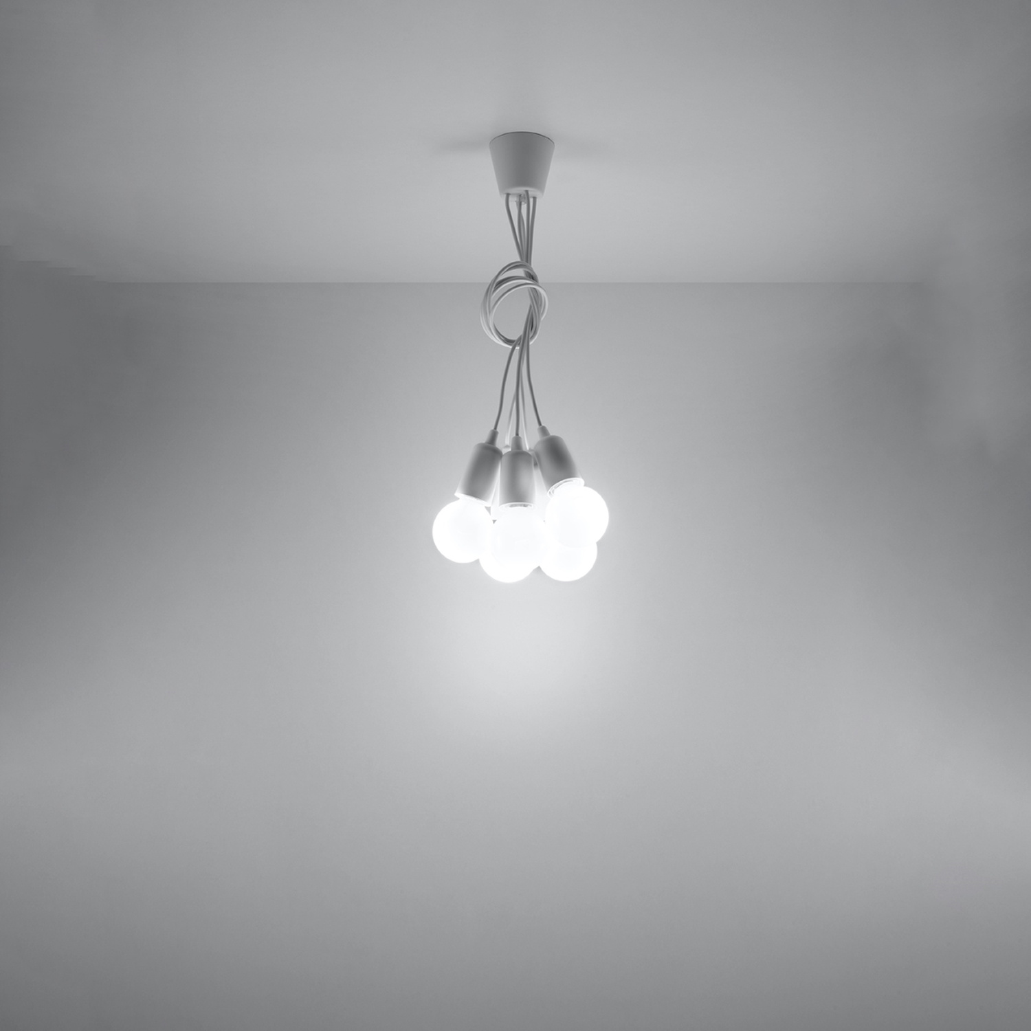 Pendant Lamp Diego 5 White - Thumbnail 6