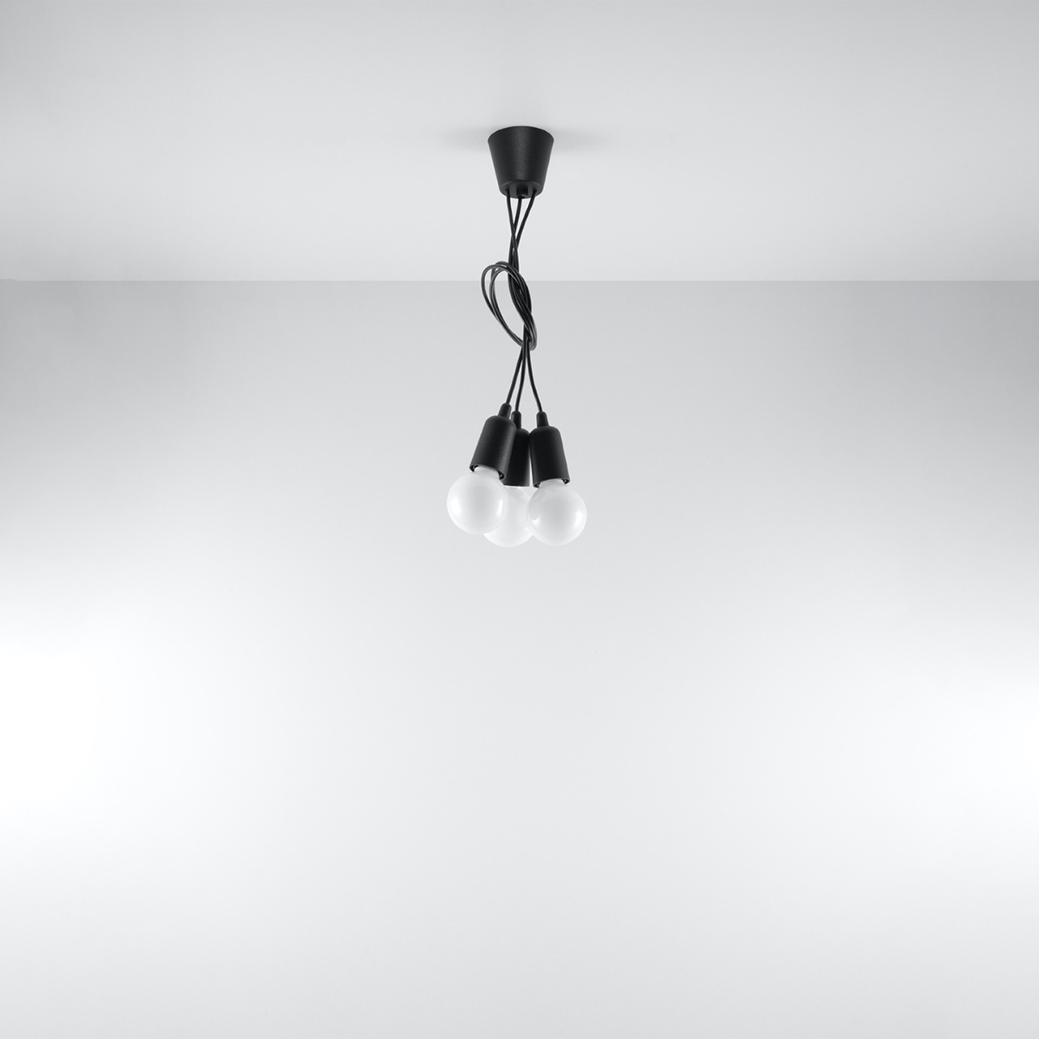 Pendant Lamp Diego 3 Black - Thumbnail 5