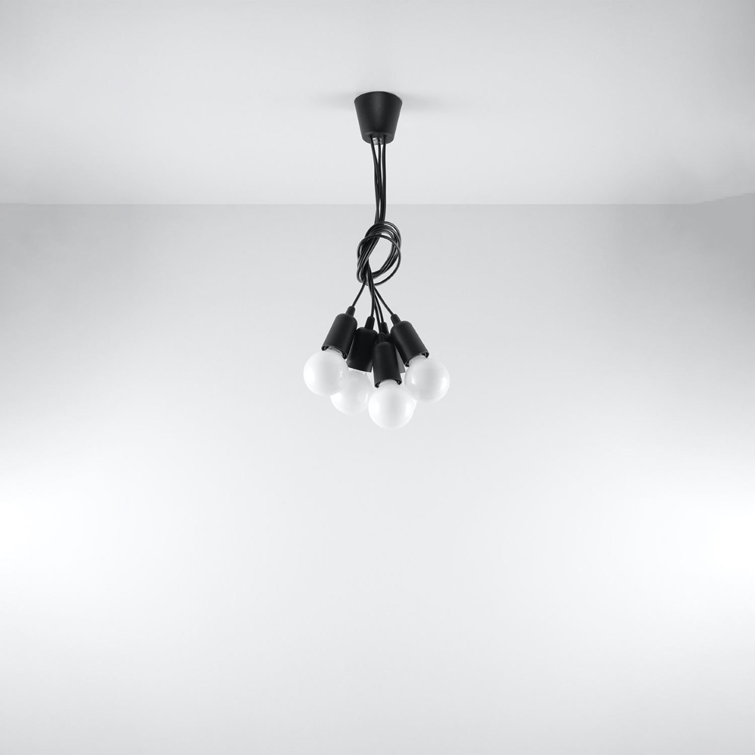 Pendant Lamp Diego 5 Black - Thumbnail 5