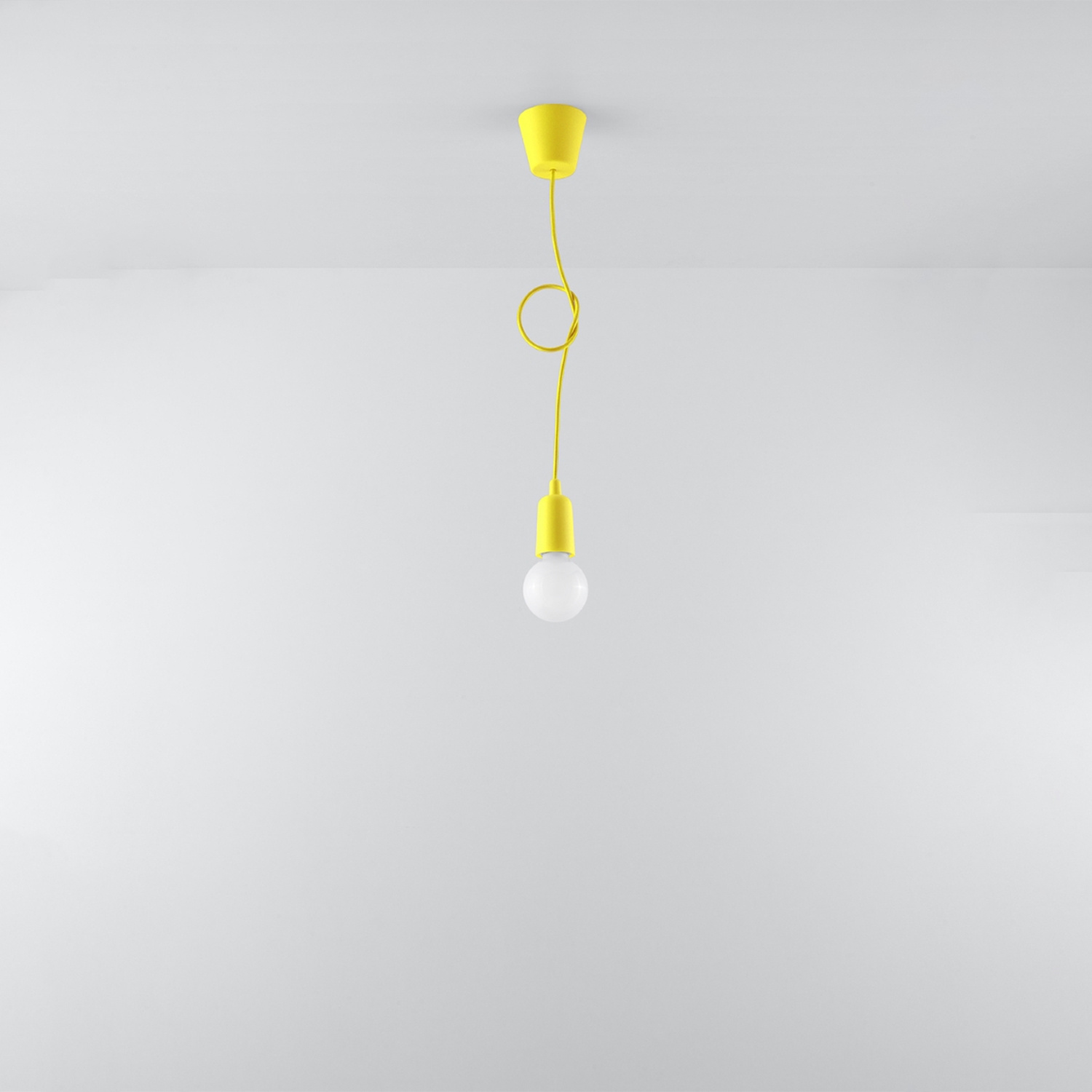 Pendant Lamp Diego 1 Yellow - Thumbnail 5