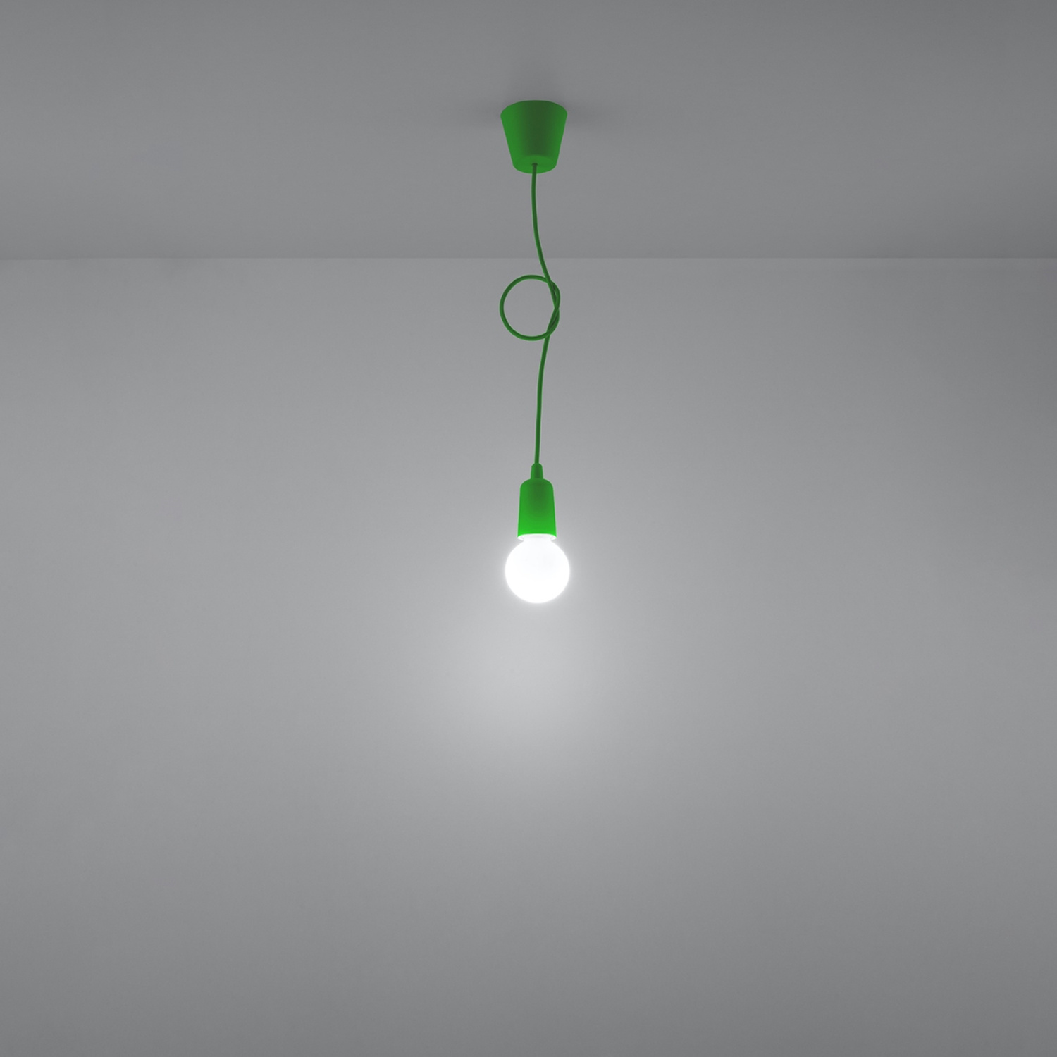 Pendant Lamp Diego 1 Green - Thumbnail 6
