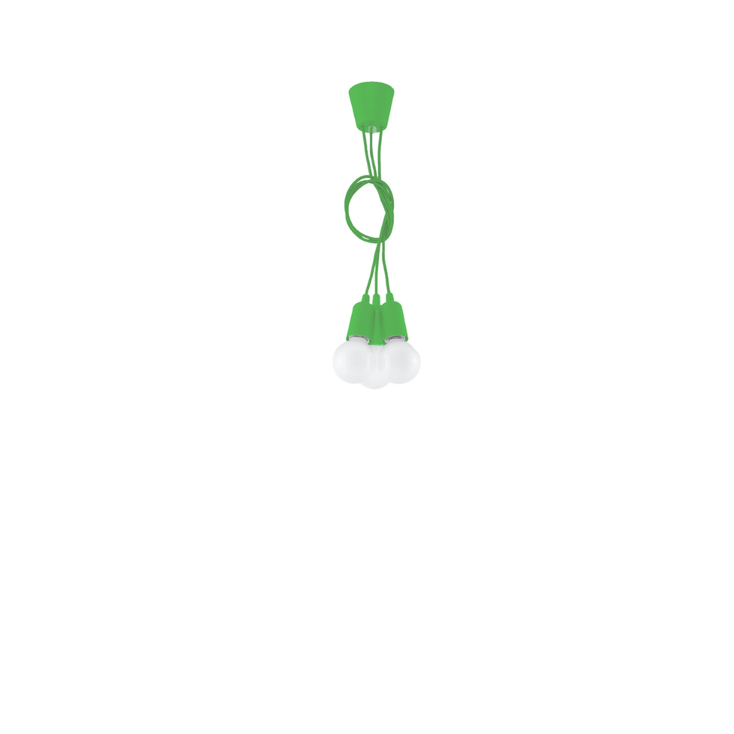 Pendant Lamp Diego 3 Green - Thumbnail 4