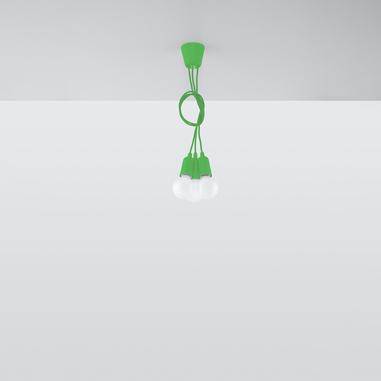 Pendant Lamp Diego 3 Green - Thumbnail 5