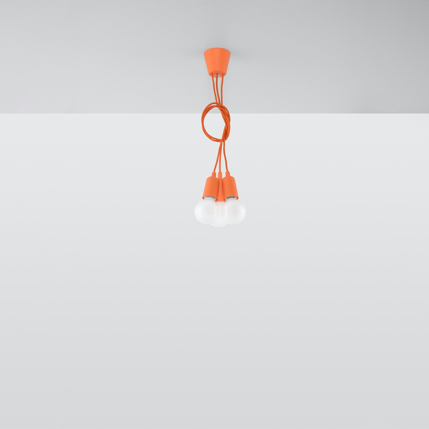 Pendant Lamp Diego 3 Orange - Thumbnail 5