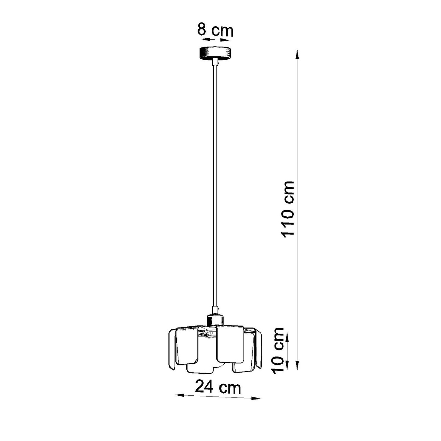 Pendant Lamp Tulip White - Thumbnail 4