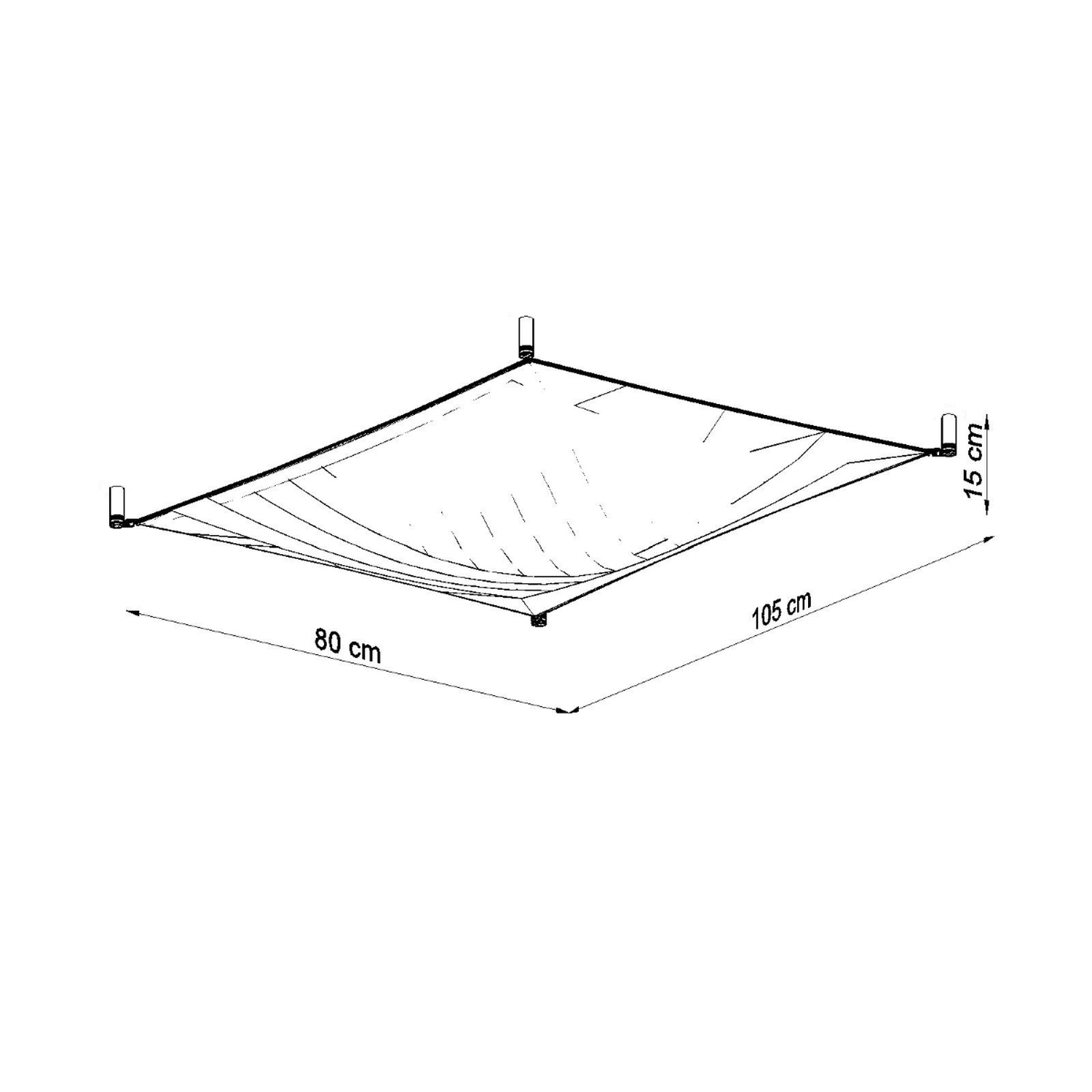 Ceiling Lamp Luna 1 White - Thumbnail 4