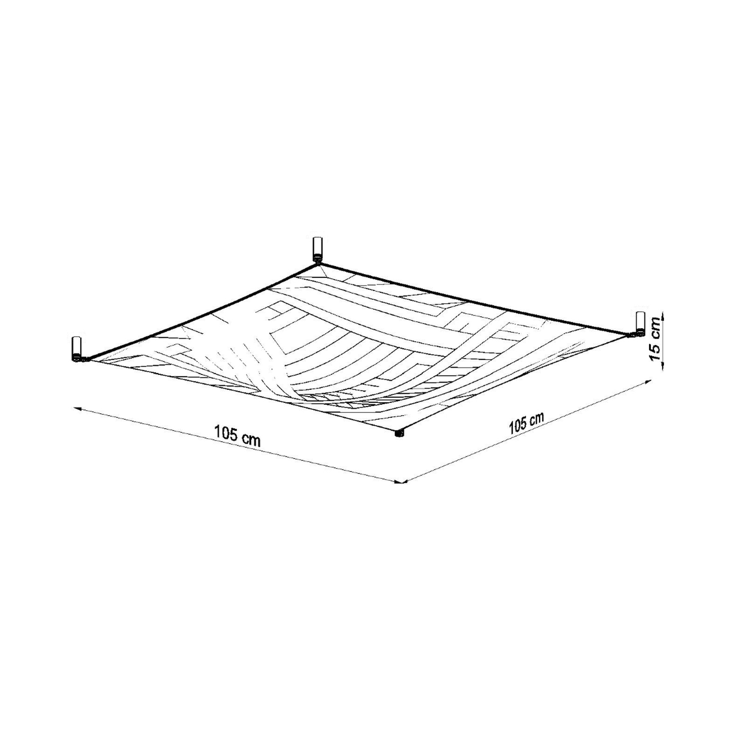 Ceiling Lamp Luna 2 White - Thumbnail 4