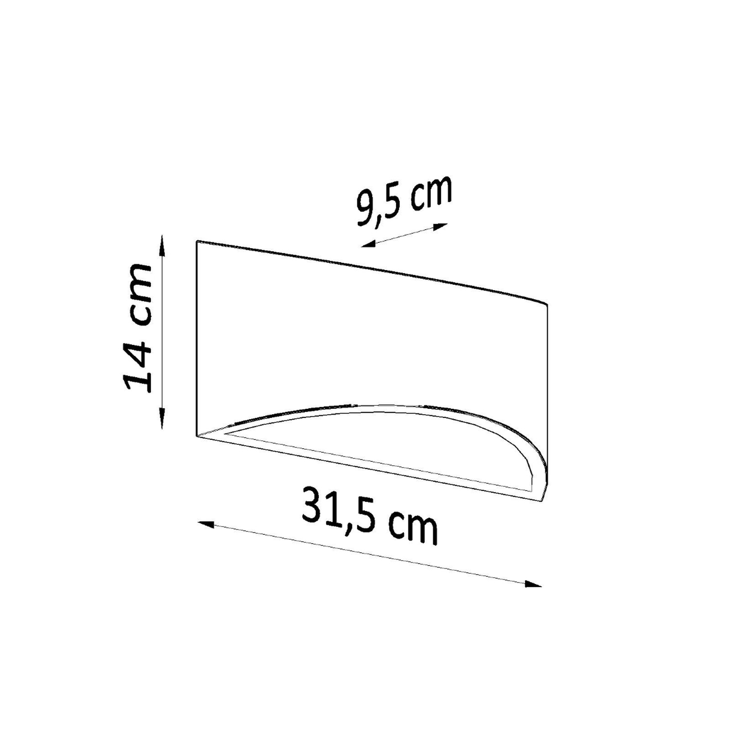 Wall Lamp Ceramic Vixen - Thumbnail 4