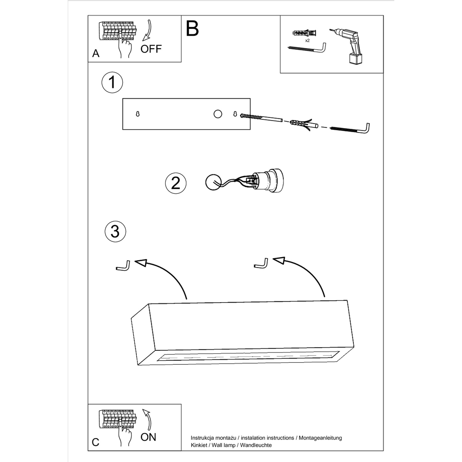 Wall Lamp Ceramic Vega Grey - Thumbnail 5