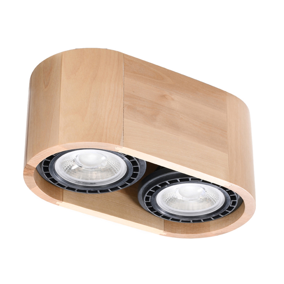 Laevalgusti BASIC 2 naturaalne puit Sollux Lighting
