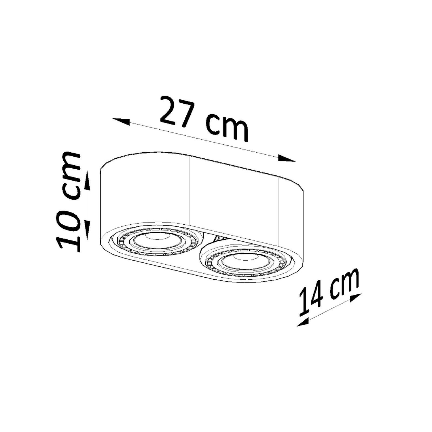 Ceiling Lamp Basic 2 Natural Wood - Thumbnail 4