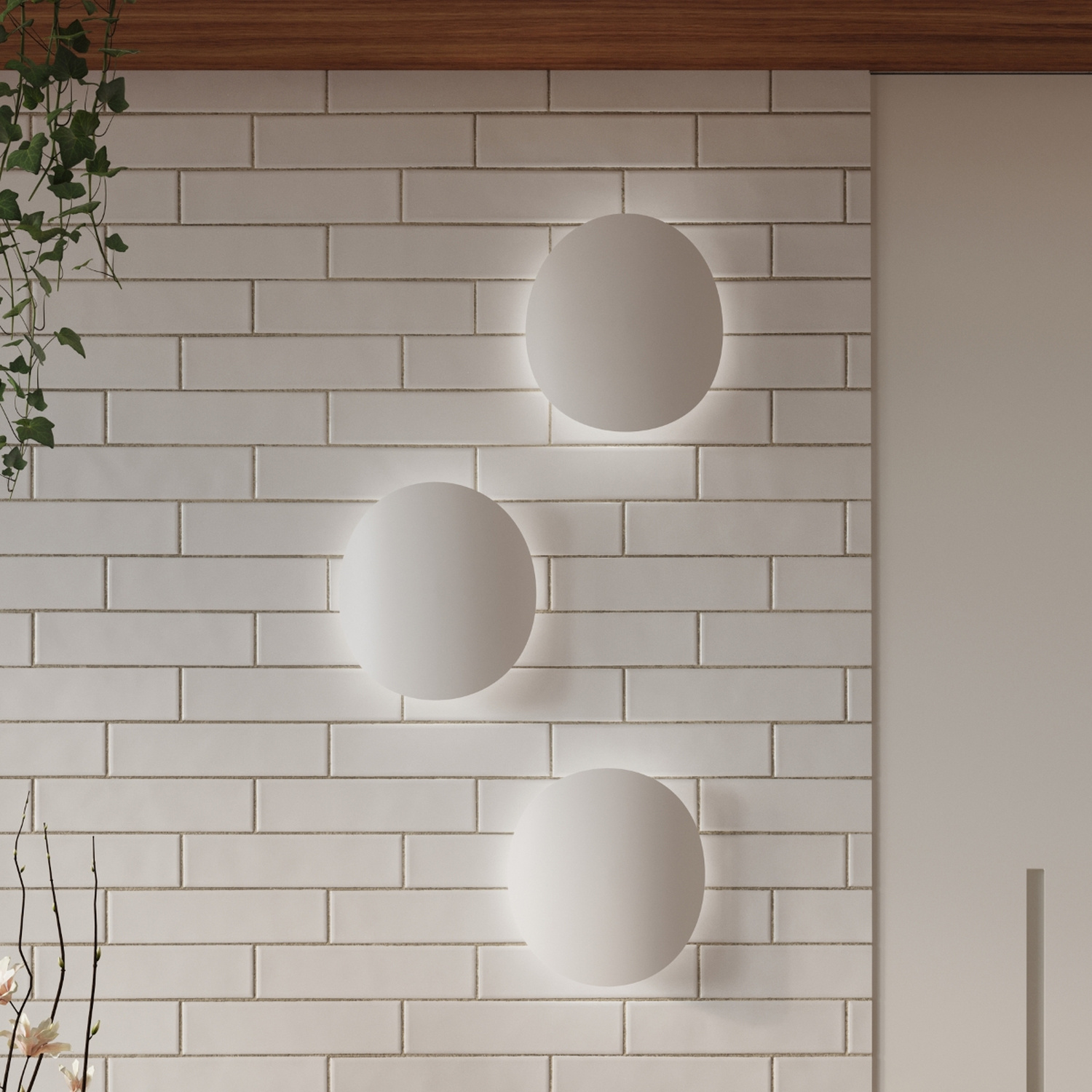 Wall Lamp Senses White - Thumbnail 8