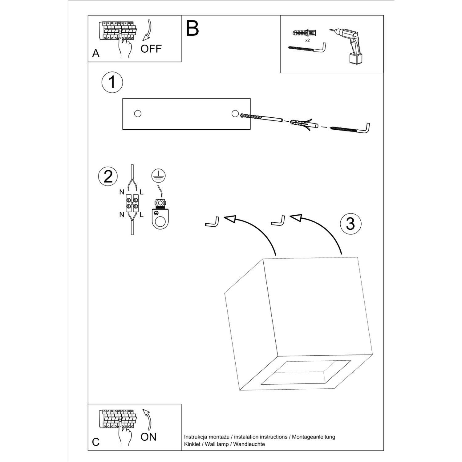 Wall Lamp Leo Concrete - Thumbnail 5