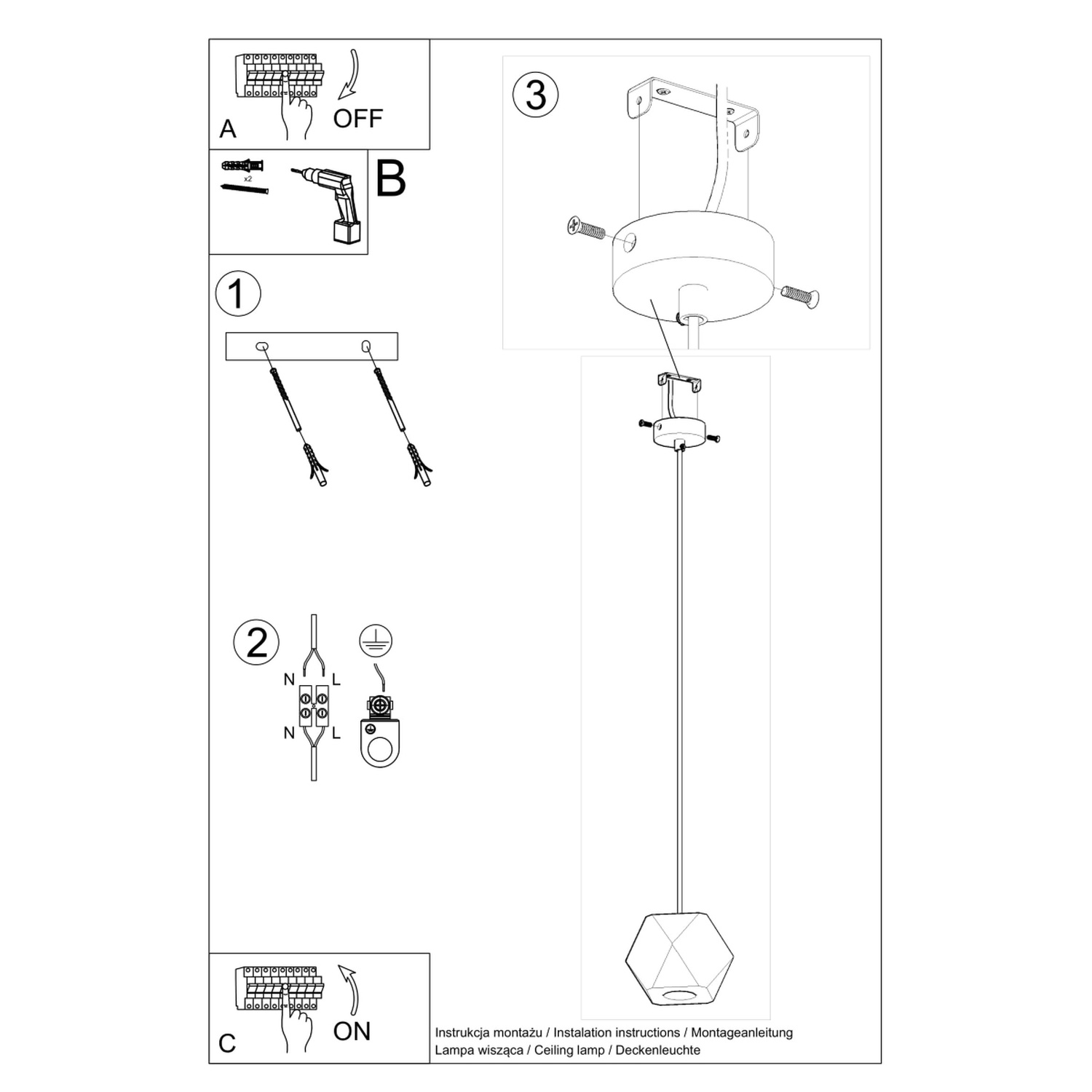 Pendant Lamp Woody Natural Wood - Thumbnail 5