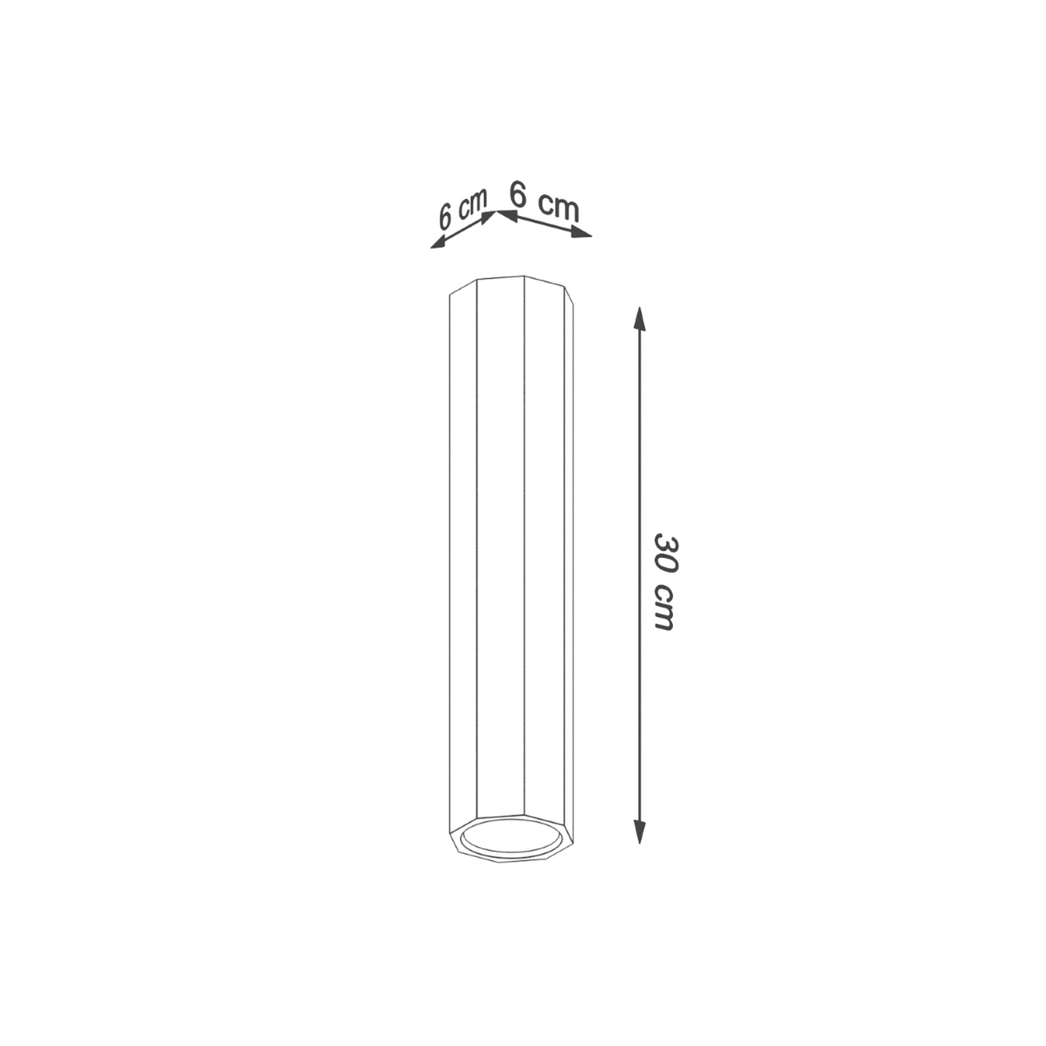 Ceiling Lamp Zeke 30 Oak - Thumbnail 4