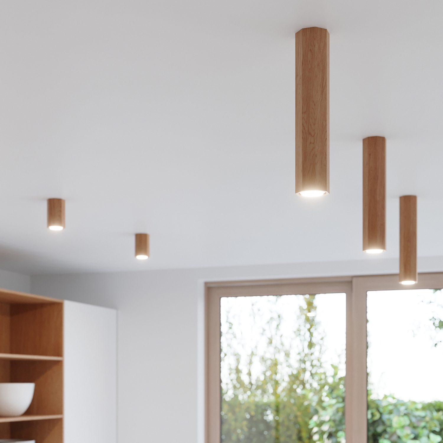 Ceiling Lamp Zeke 30 Oak - Thumbnail 9