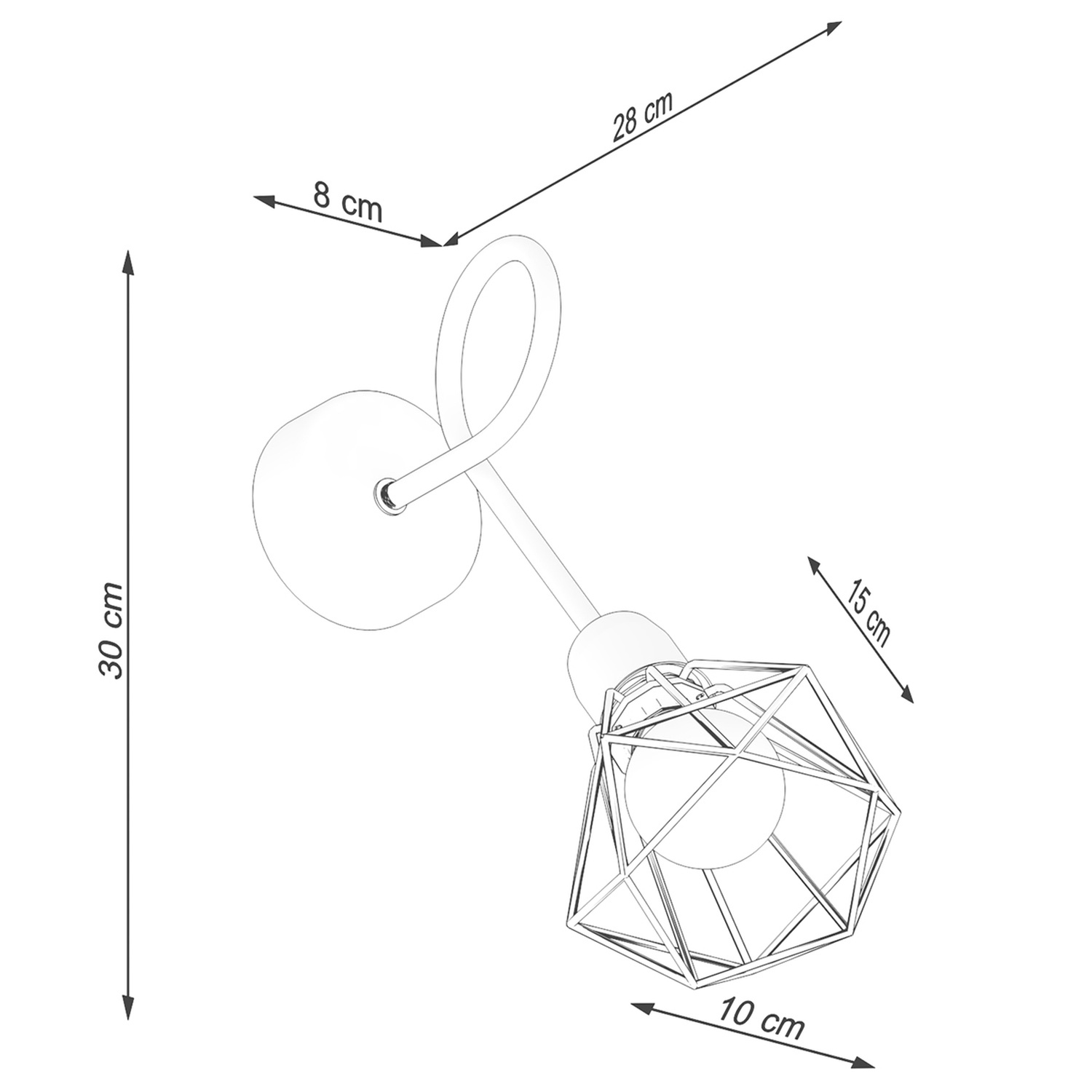 Wall Lamp Artemis 1S Black - Thumbnail 5