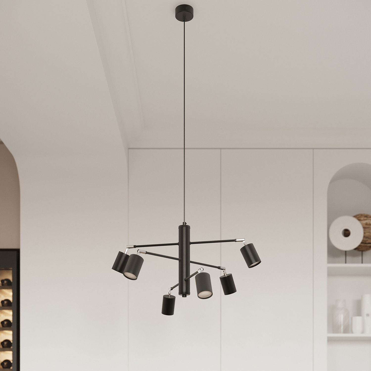 Ceiling Lamp Lemmi 6L Black - Thumbnail 8