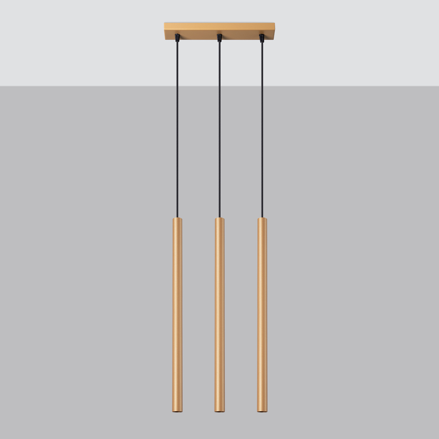 Pendant Lamp Pastelo 3L Gold - Thumbnail 2