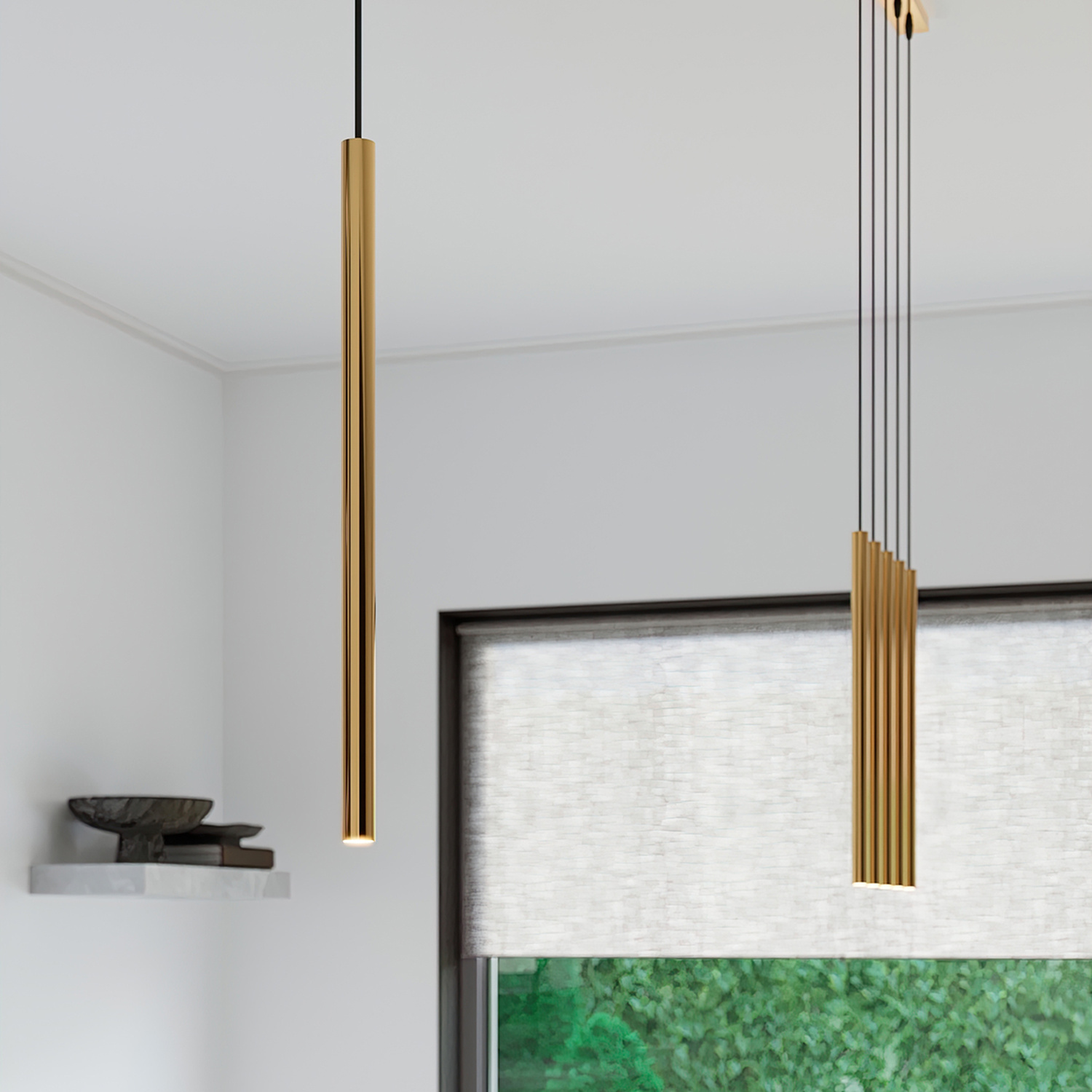 Pendant Lamp Pastelo 5L  Gold - Thumbnail 7