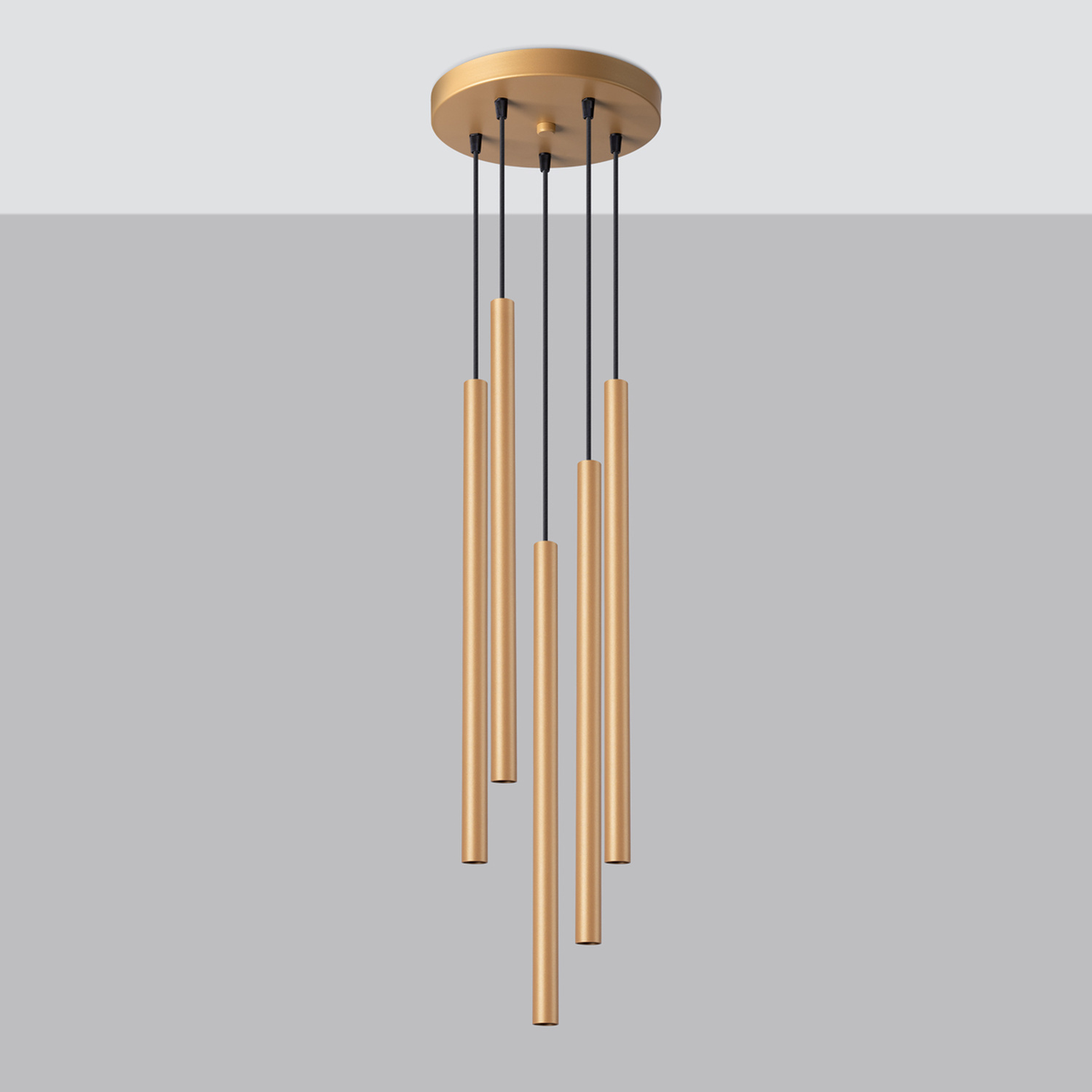 Pendant Lamp Pastelo 5P Gold - Thumbnail 2