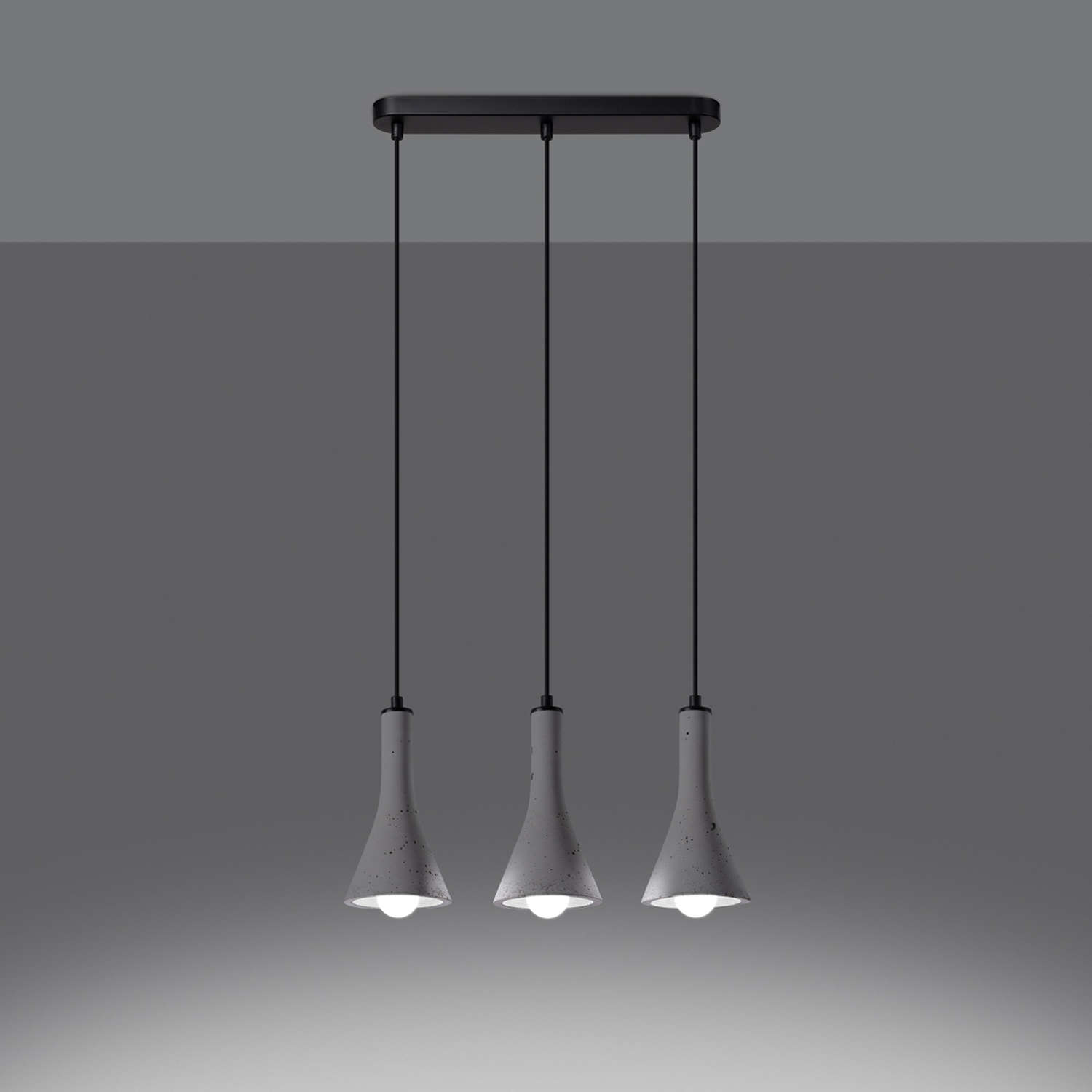 Pendant Lamp Rea 3L Concrete - Thumbnail 3
