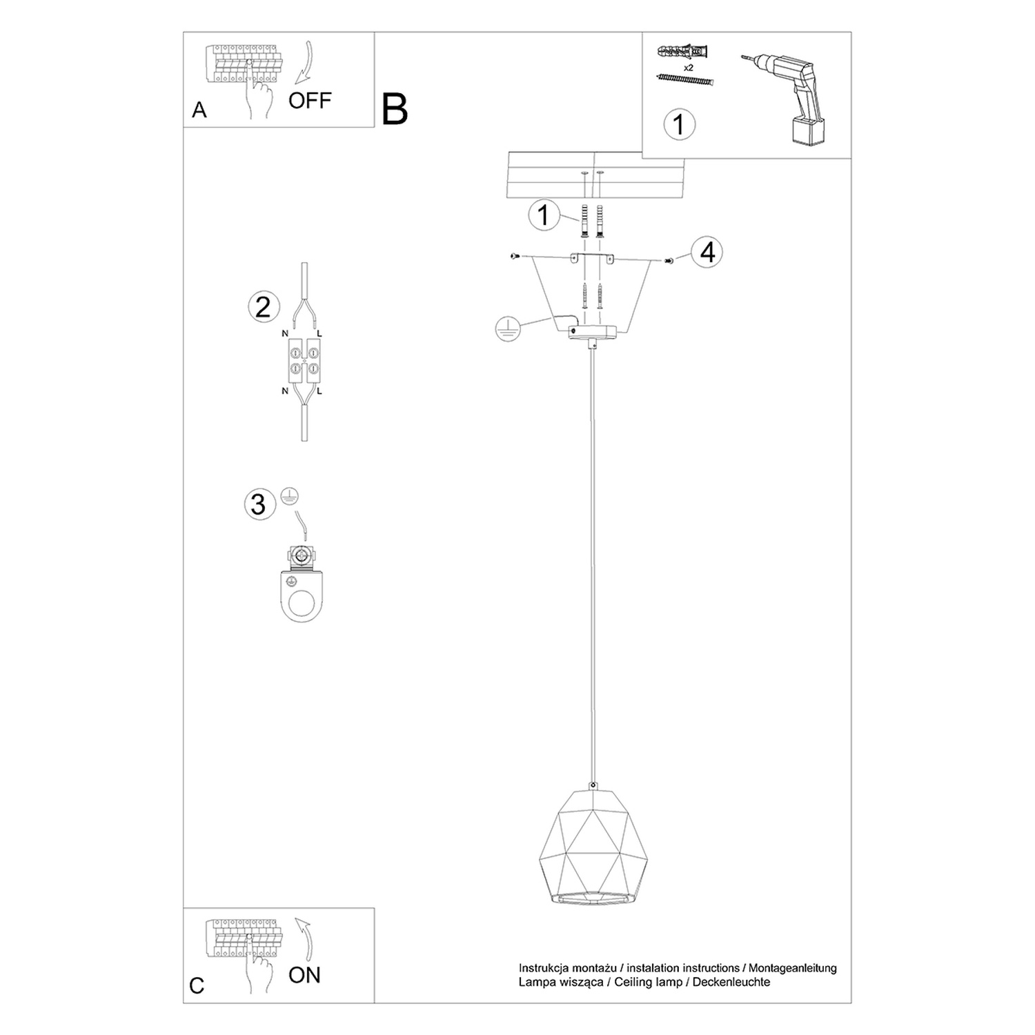 Pendant Lamp Ceramic Mint - Thumbnail 6
