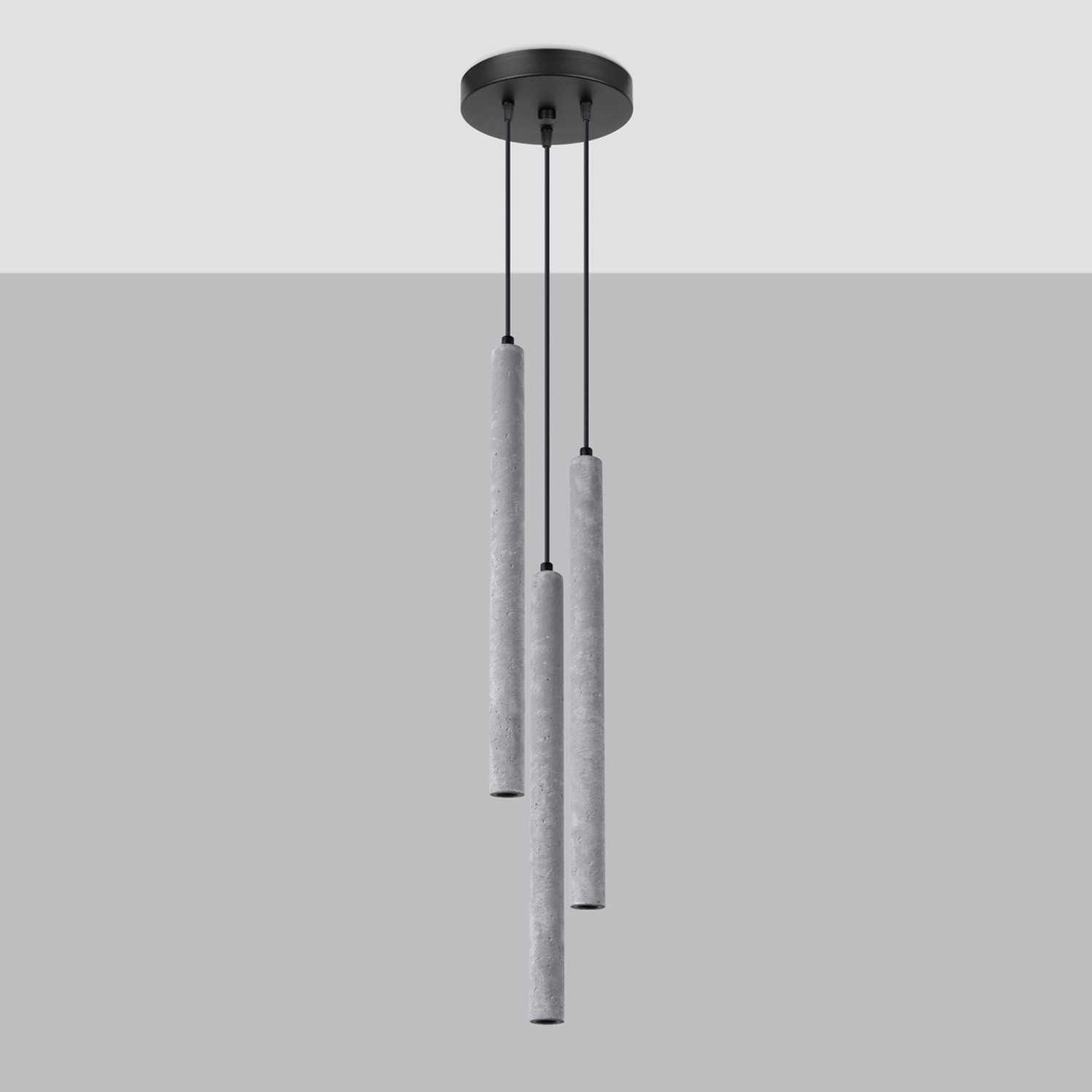 Pendant Lamp Pastelo 3P Concrete - Thumbnail 2