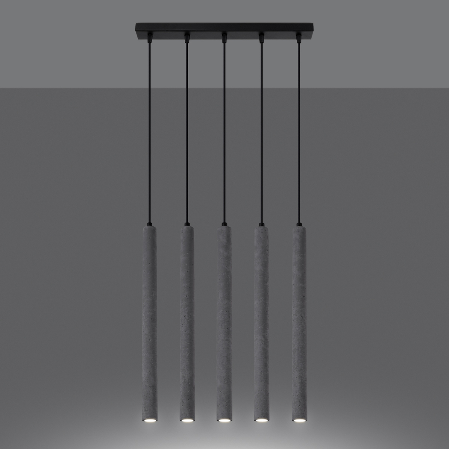 Pendant Lamp Pastelo 5L Concrete - Thumbnail 3