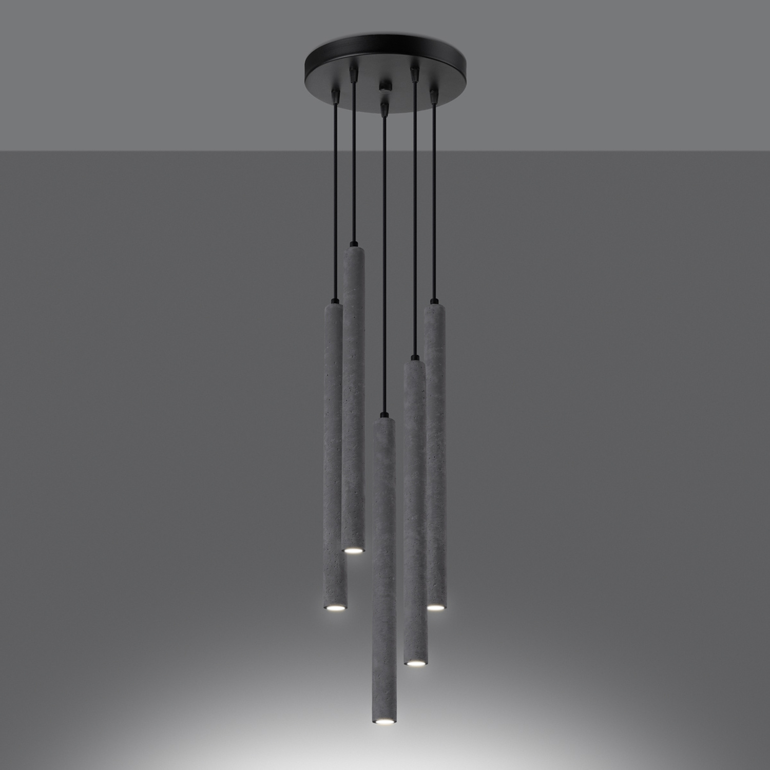 Pendant Lamp Pastelo 5P Concrete - Thumbnail 3
