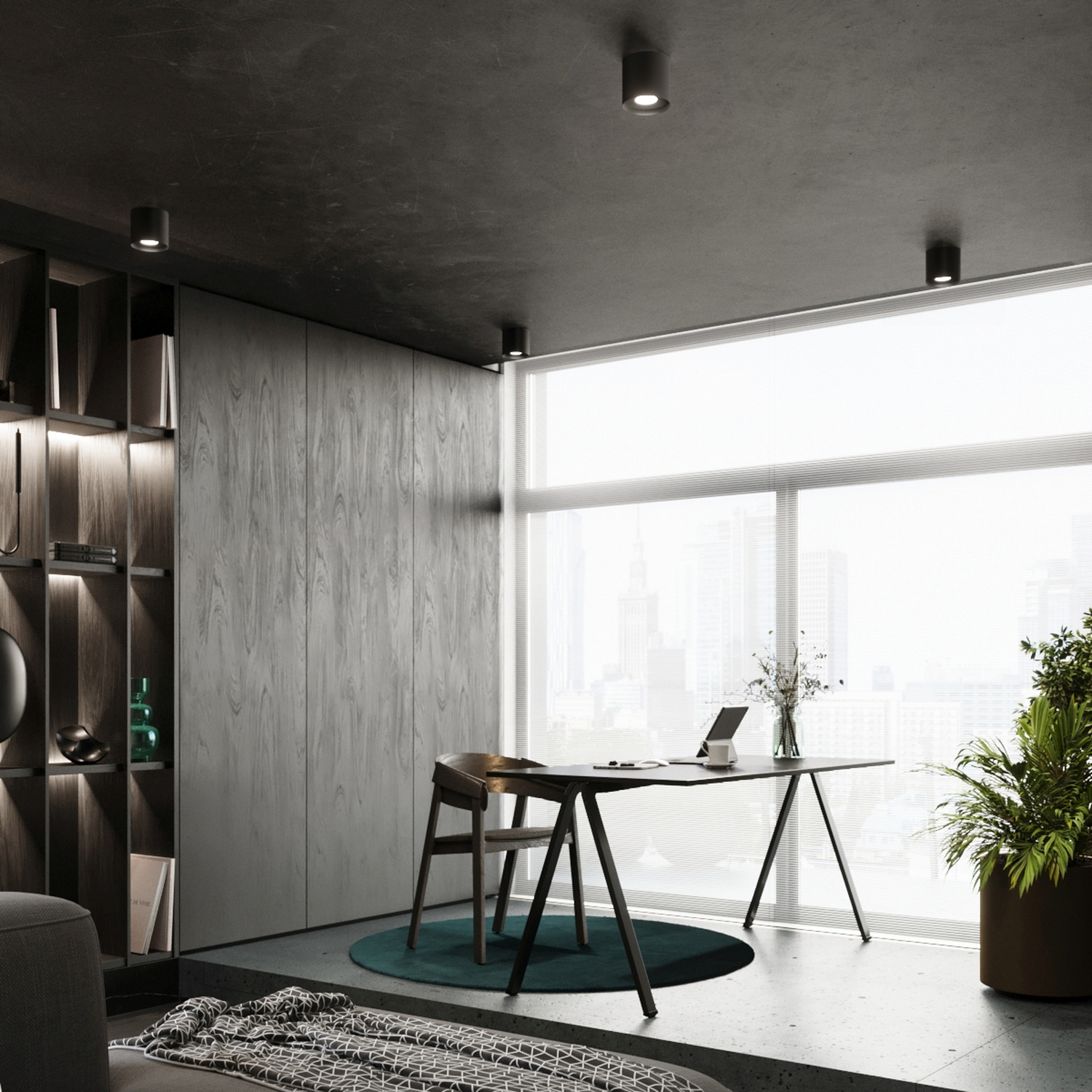 Ceiling Lamp Mika Black - Thumbnail 9
