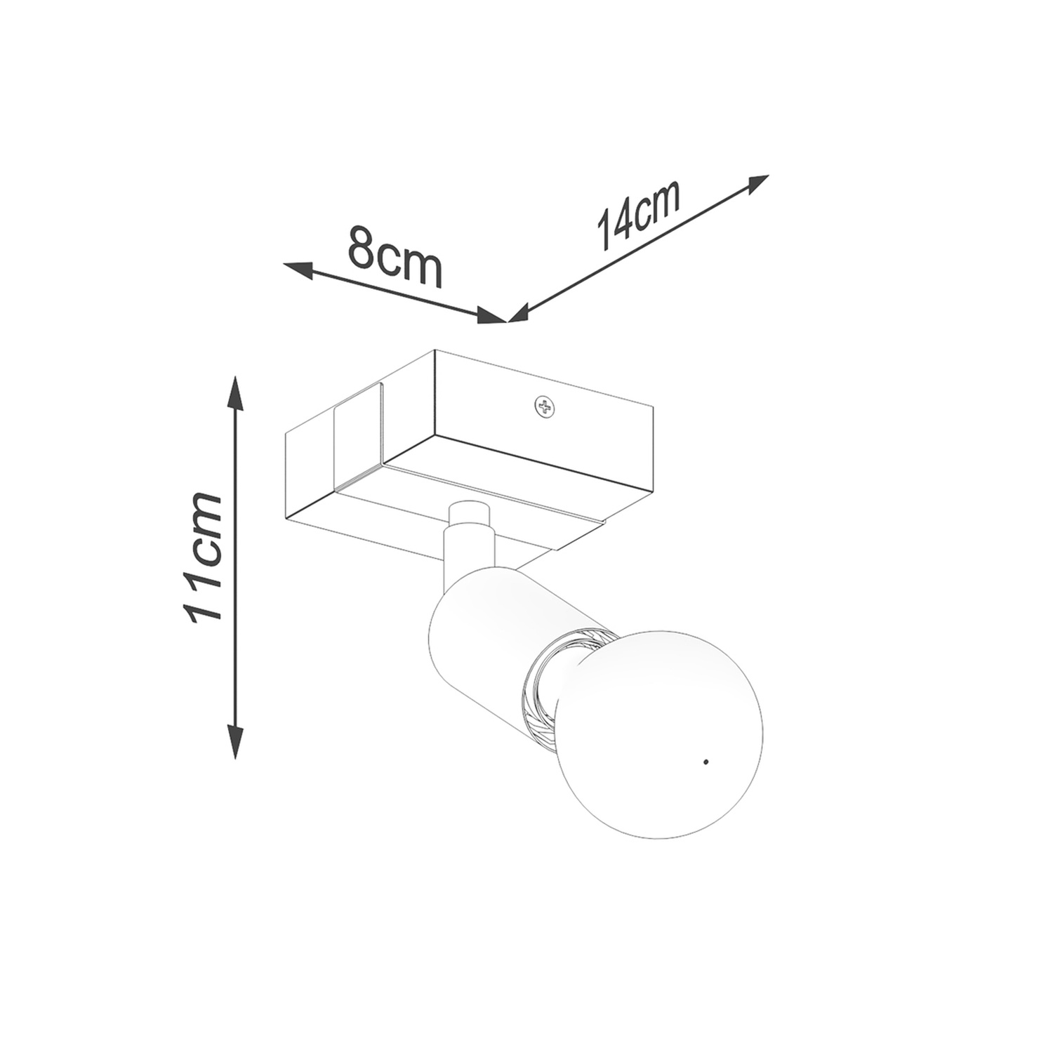 Wall Lamp Zuca Black - Thumbnail 5