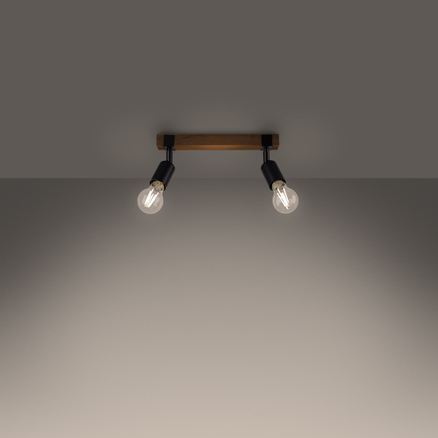 Ceiling Lamp Zuca 2 Black - Thumbnail 3