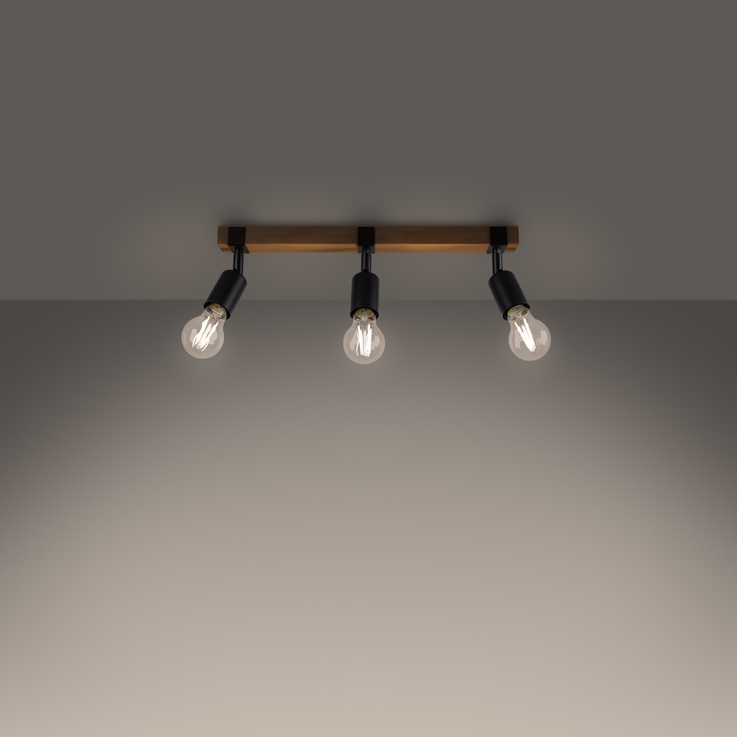 Ceiling Lamp Zuca 3 Black - Thumbnail 3