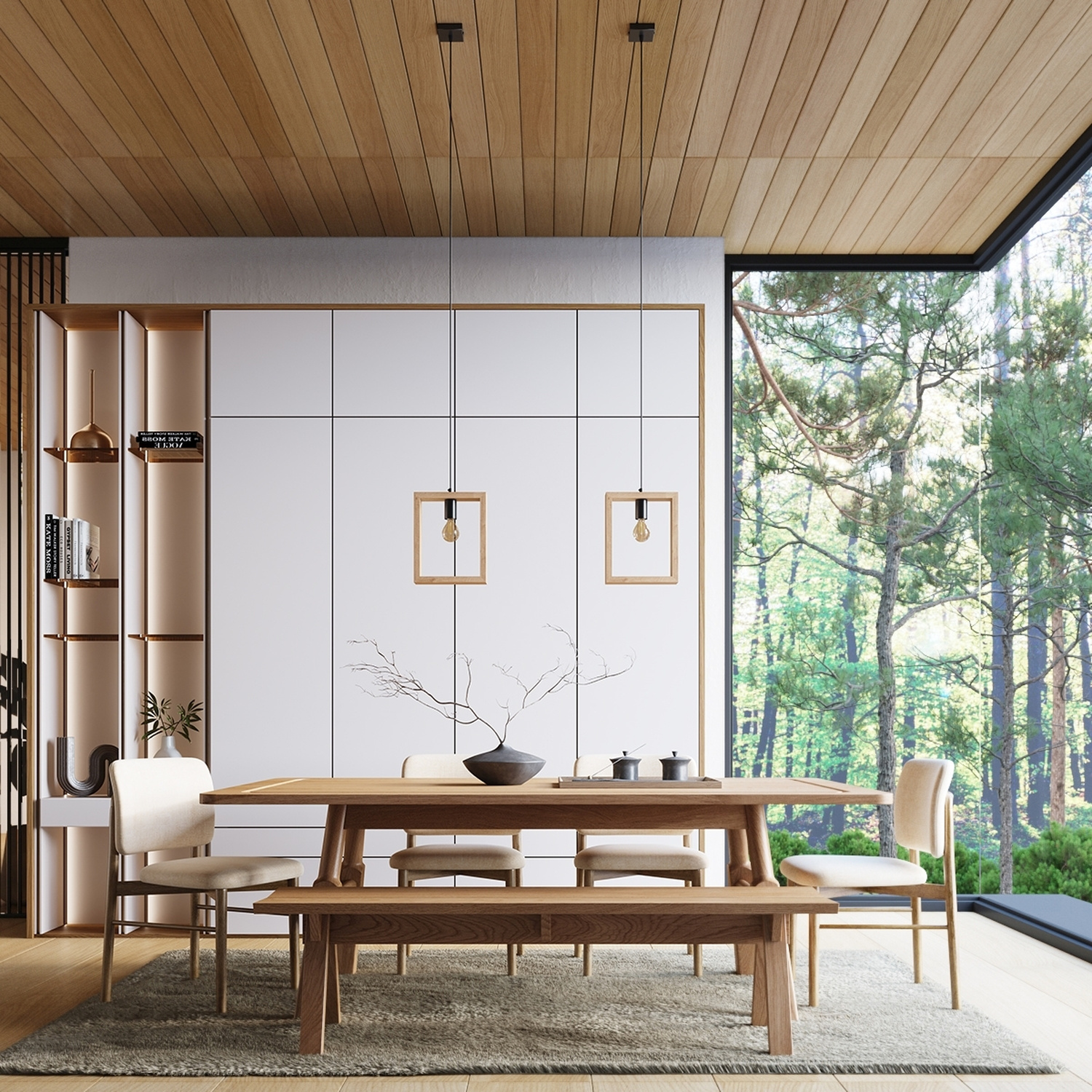 Pendant Lamp Aries Natural Wood - Thumbnail 15