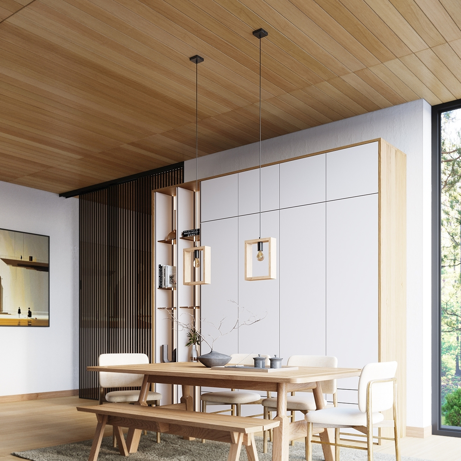 Pendant Lamp Aries Natural Wood - Thumbnail 17