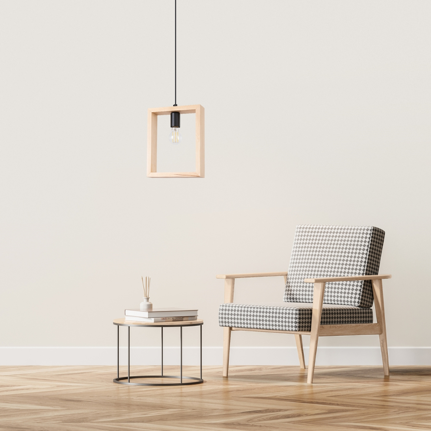 Pendant Lamp Aries Natural Wood - Thumbnail 12